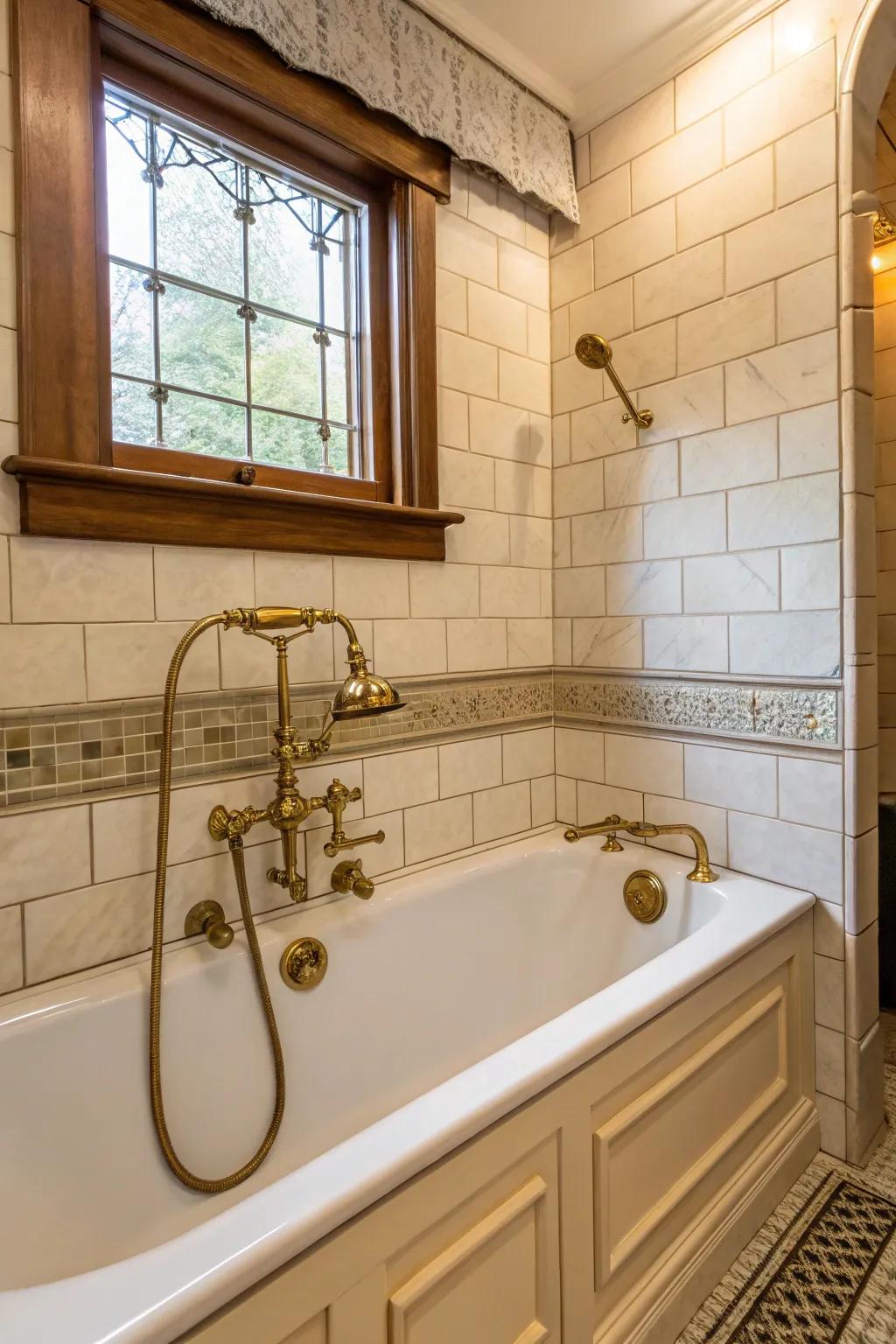 Introduce traditional charm with classic hardware.