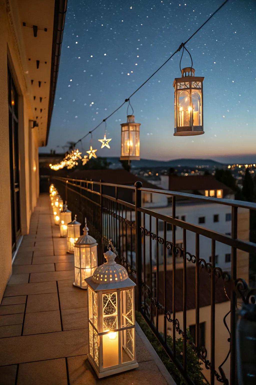 Wax light vessels furnish a cozy and elegant ambiance.