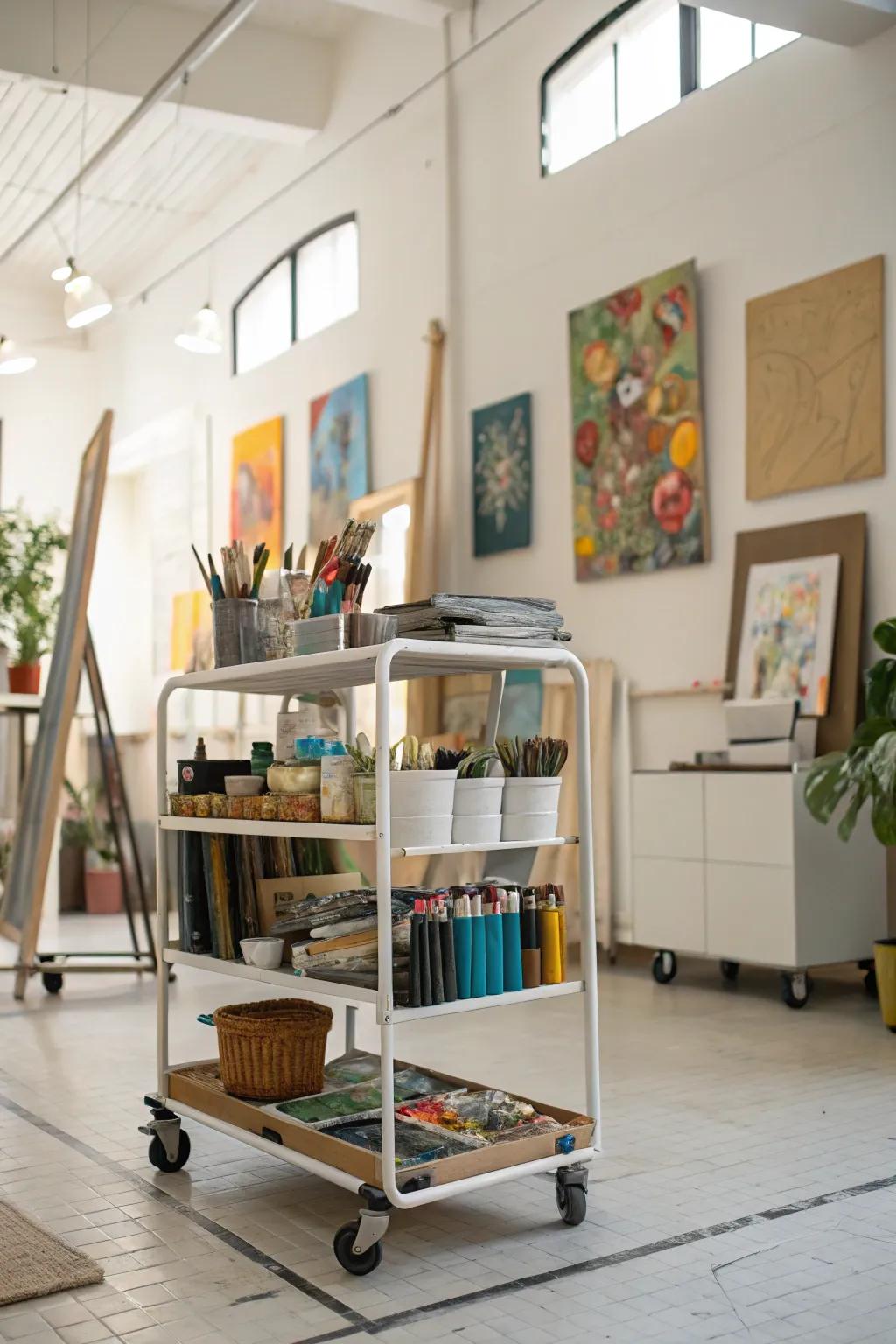 Resources on the move, invariably at hand.