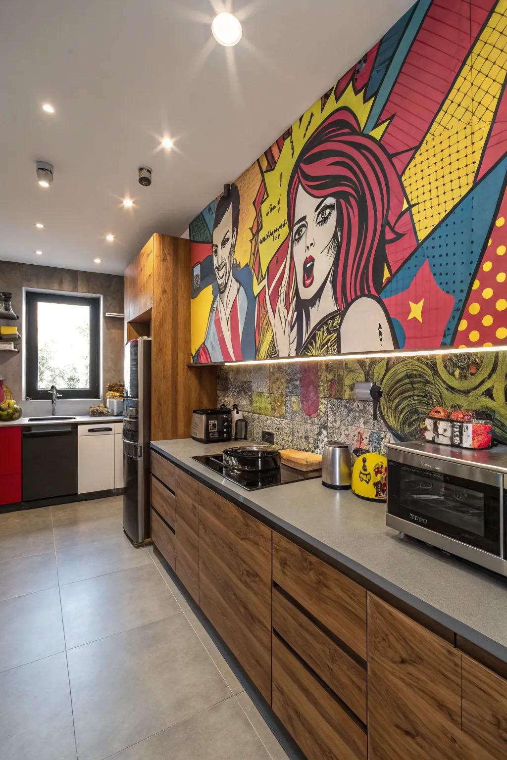 Pop artistry brings vibrancy and exchange to the culinary space.