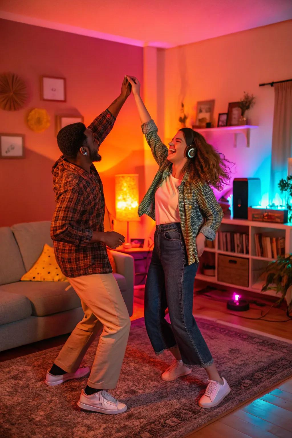 Unleash the fun and connect through spontaneous living-room dance parties.