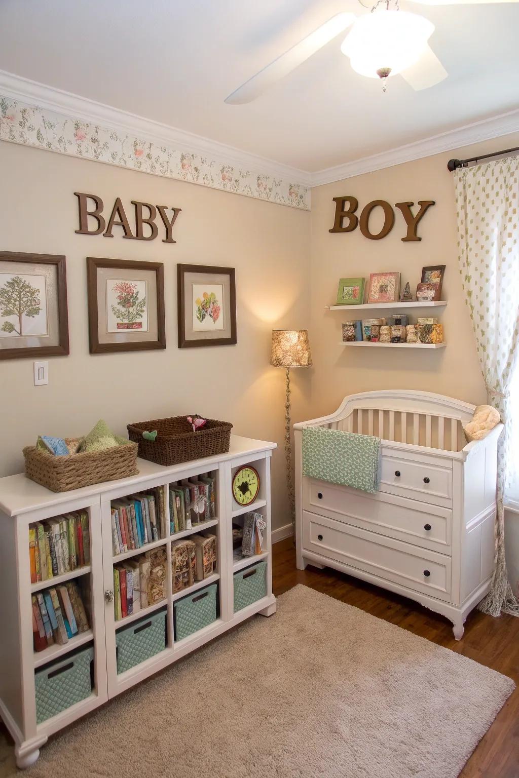 Made special details make the space unique.