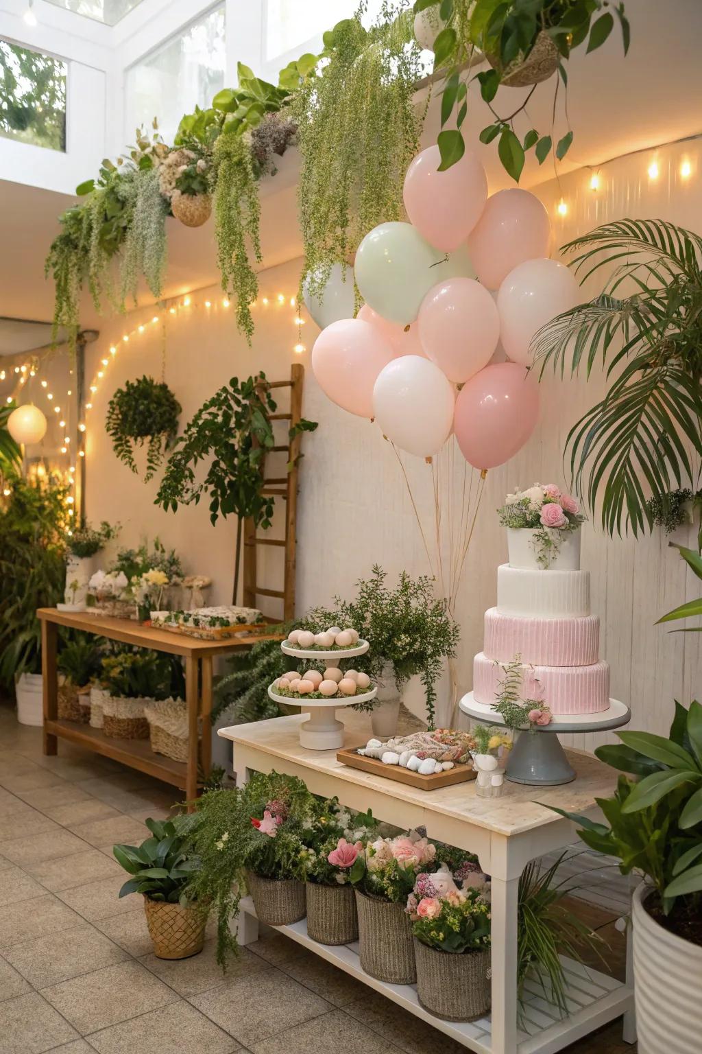 Eco-Chic Greenery - Fresh and Lively