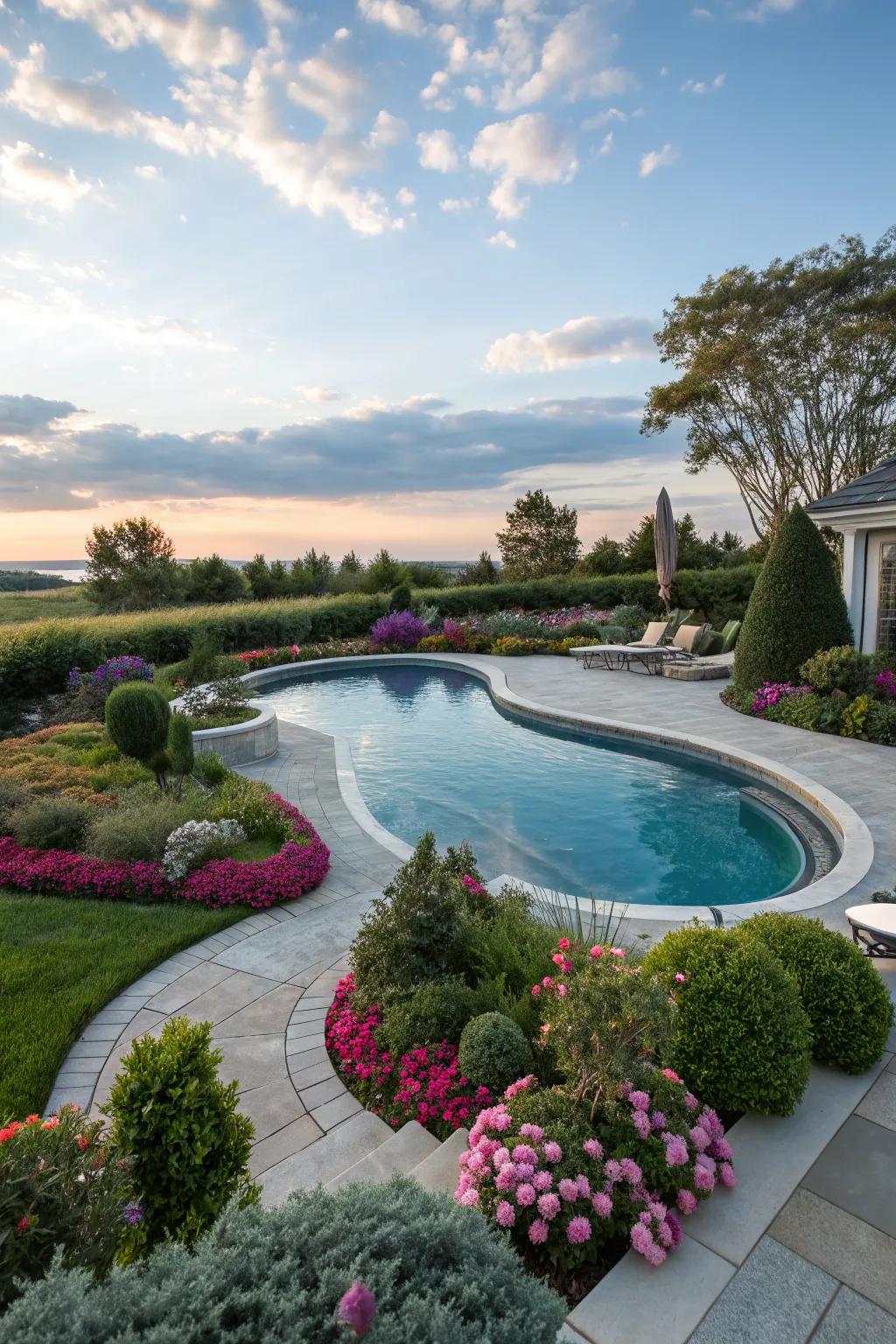 Unique pool shapes can transform your backyard.