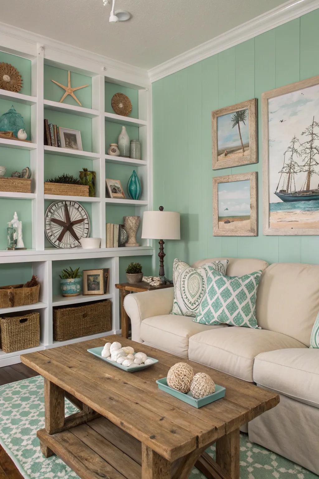 A coastal highlight wall creates a striking impression.