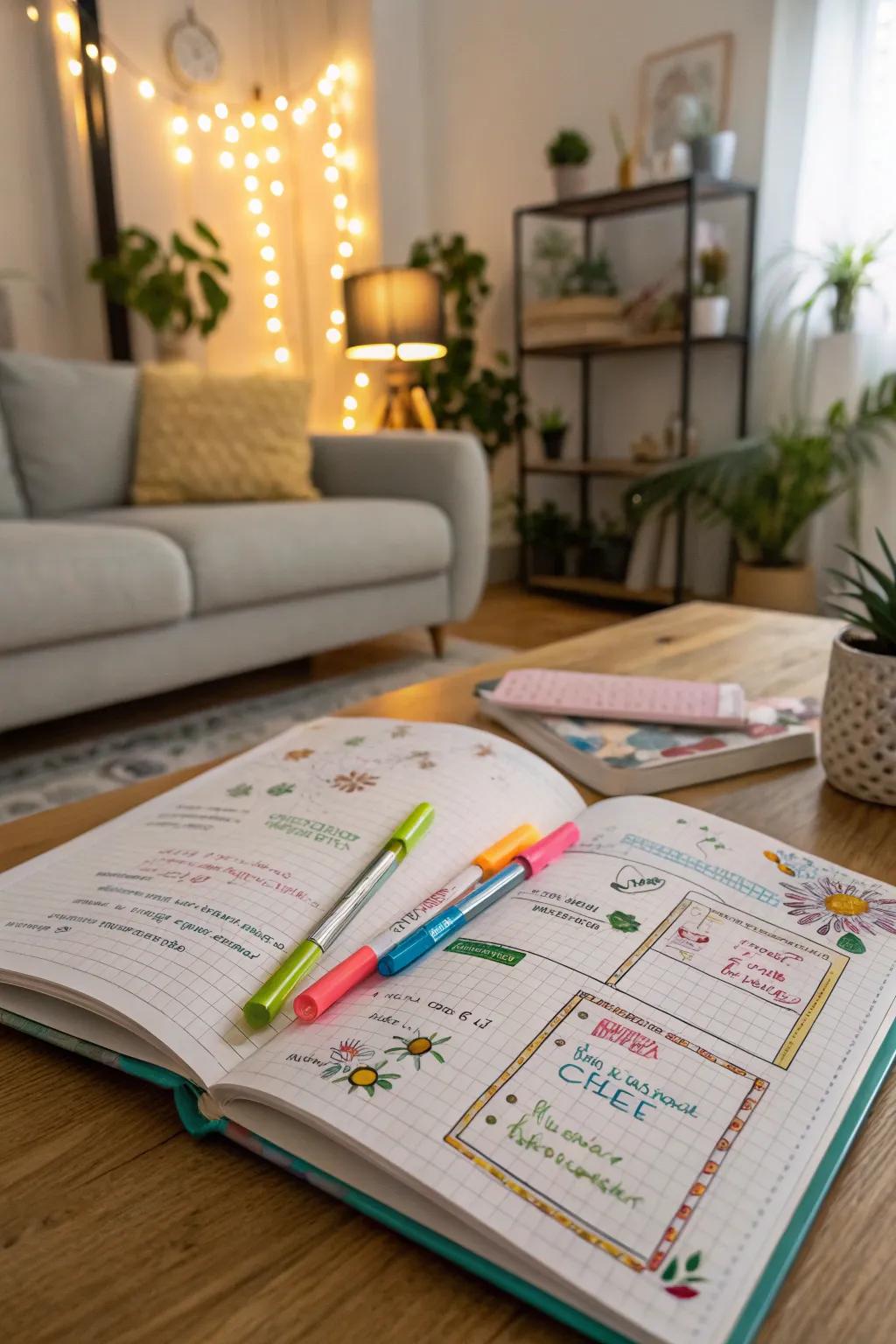 Transform finance tracking into artistry using a bullet journal.