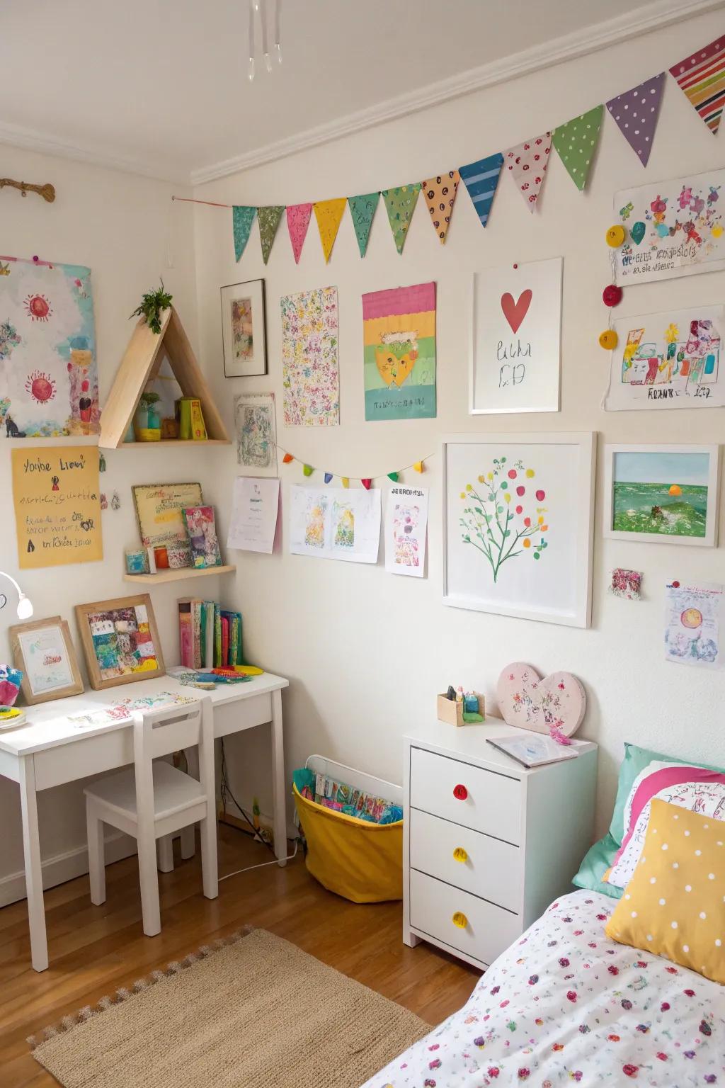 Artistic elements add creativity and unique touches.