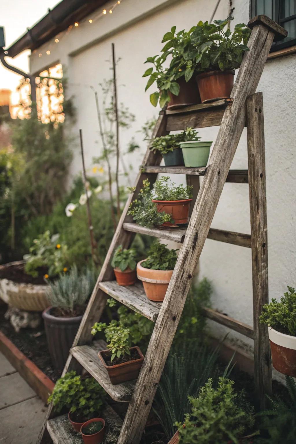 Transform old-fashioned treasures into stunning garden features with a touch of creativity.