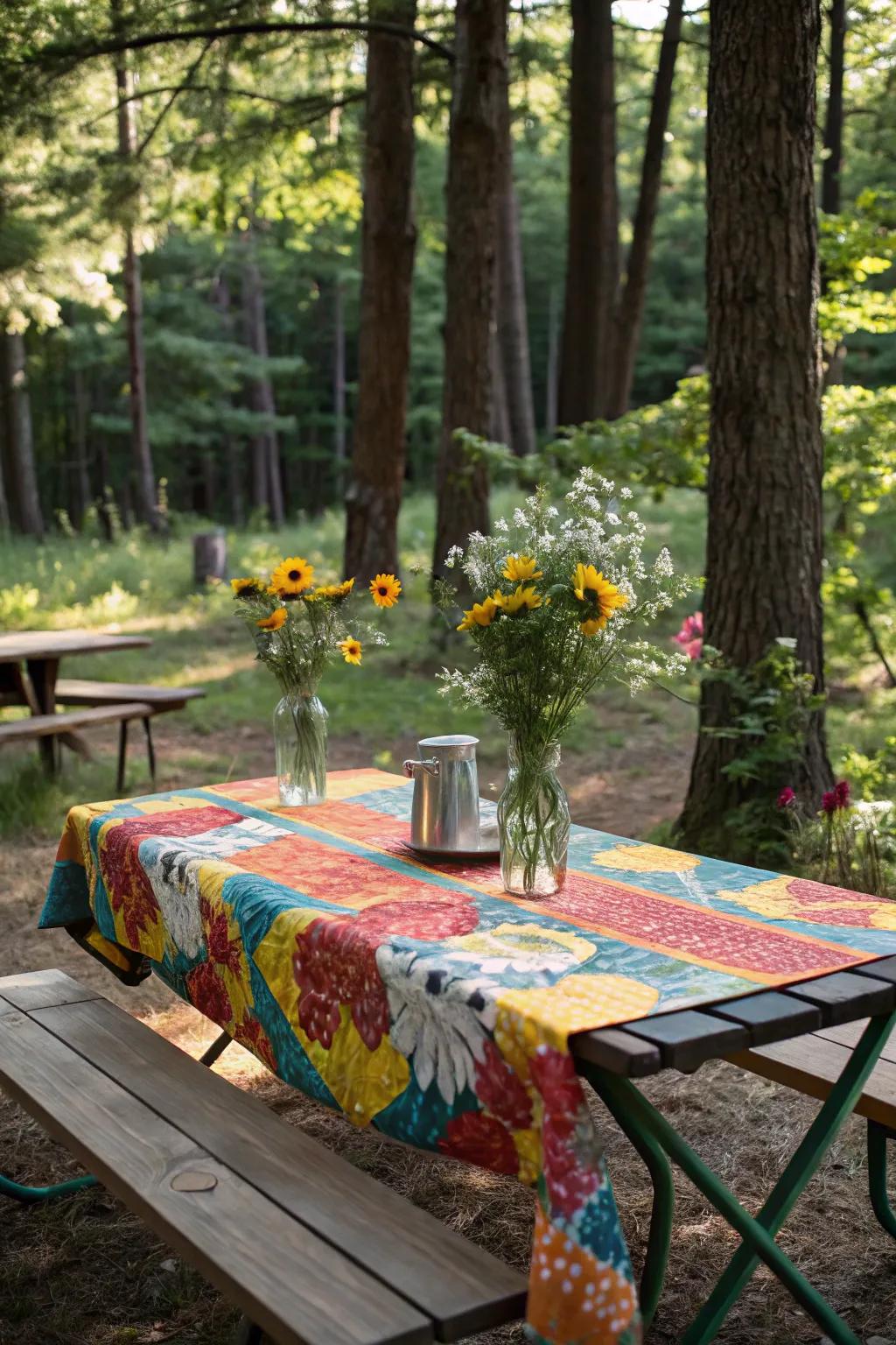 Elevate your dining experience with creative and colorful table settings.