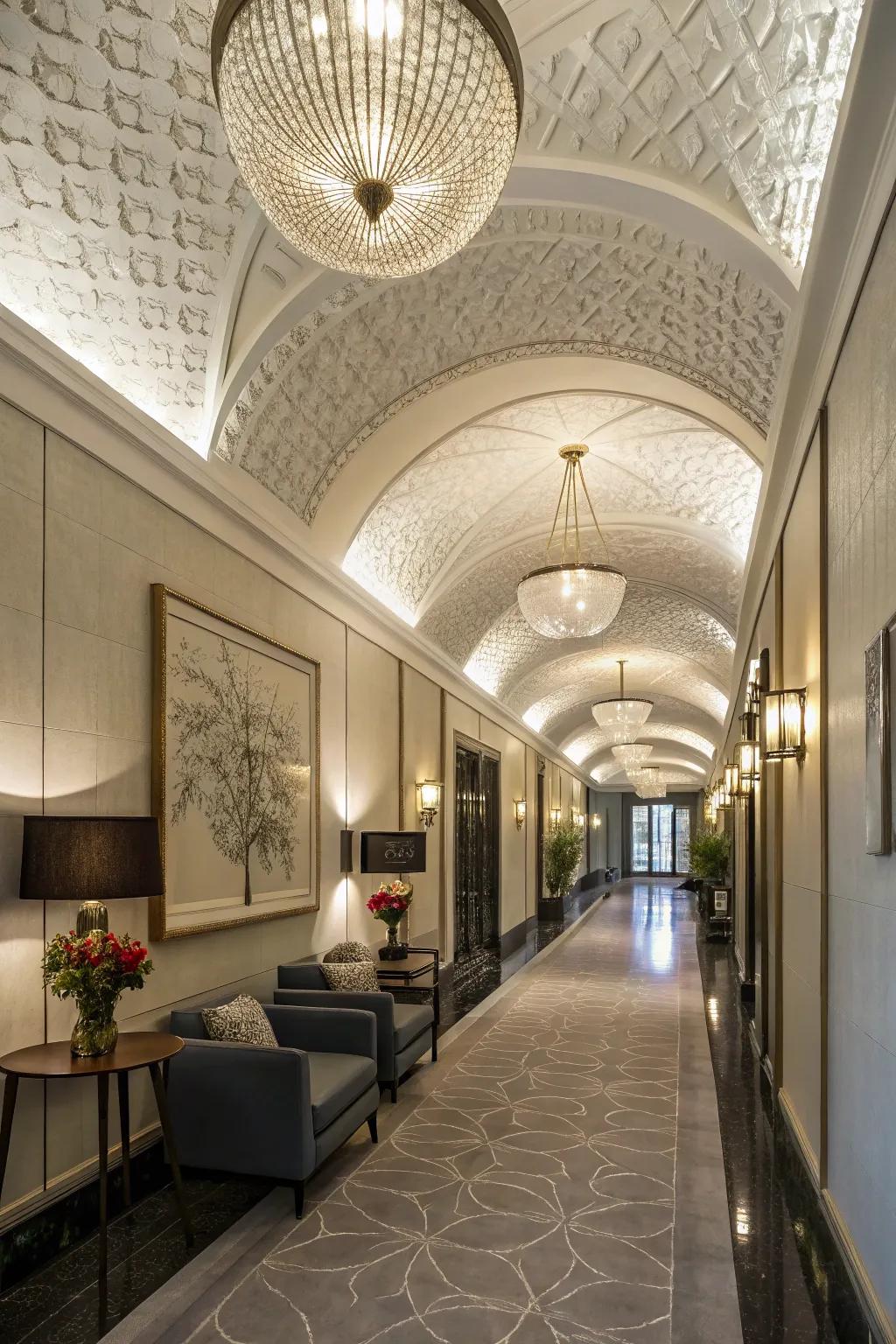 Textured surface layouts add depth and a distinctive tangible element.