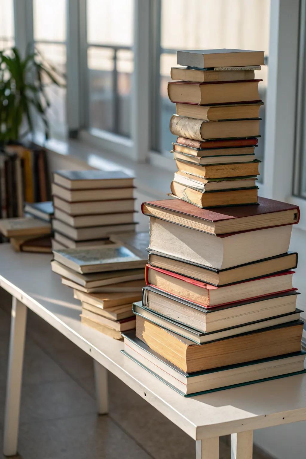 Varying volume elevations establish depth and intrigue.