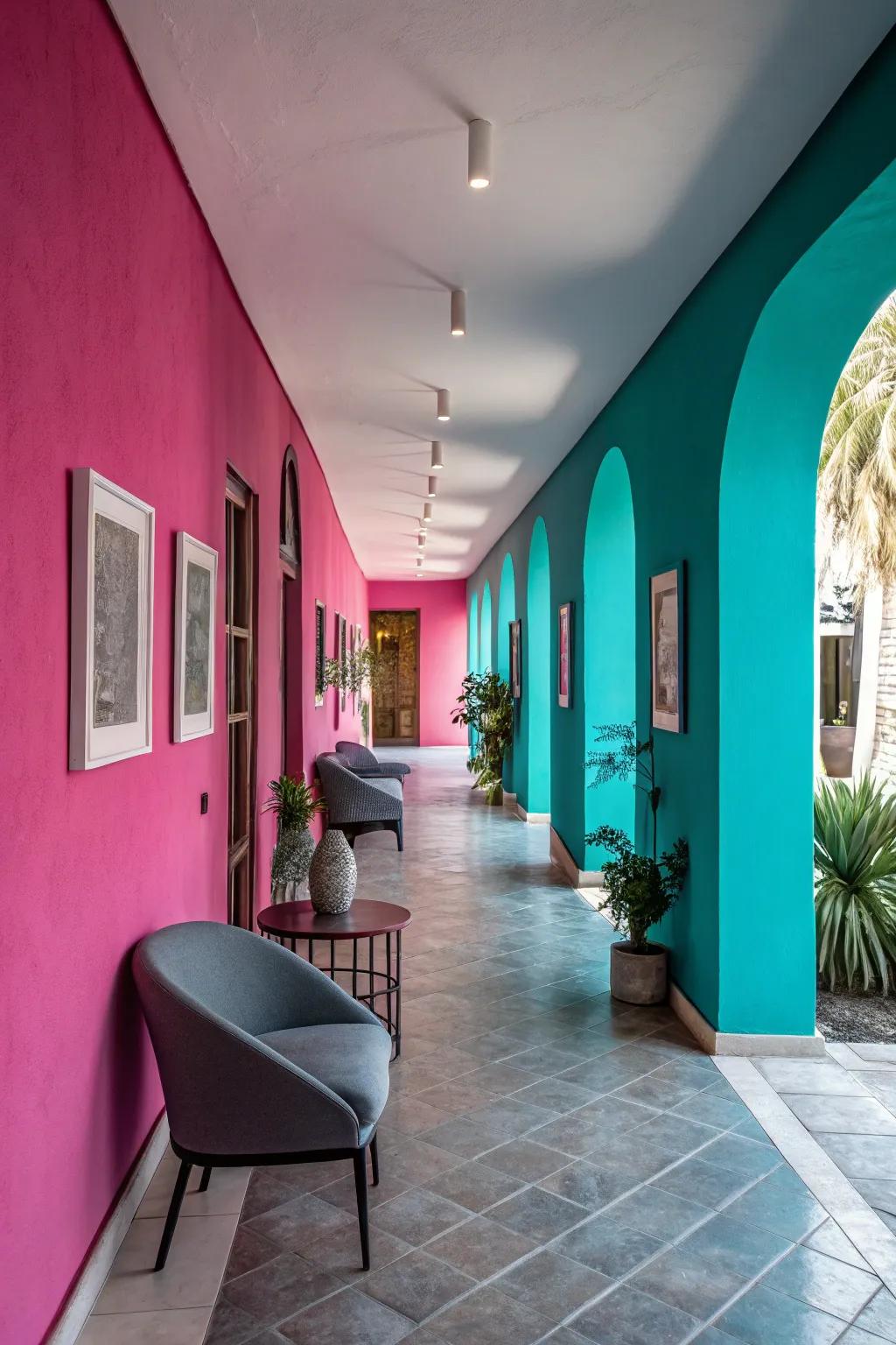 Unexpected shades can make a bold statement.