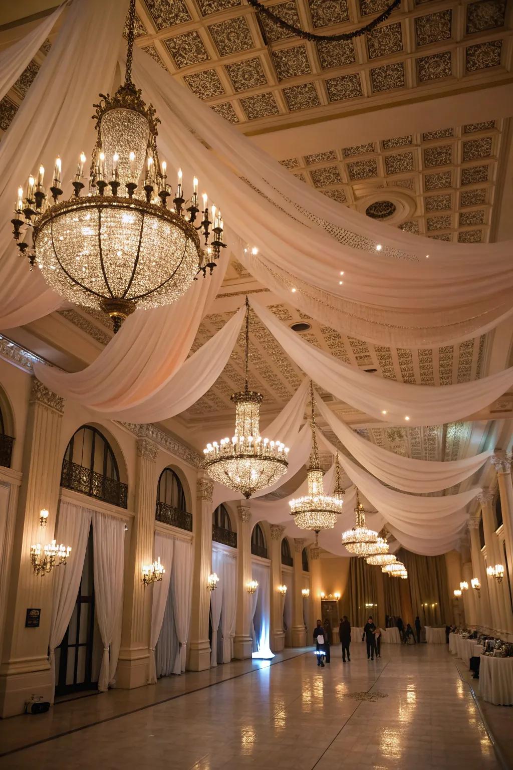 Use creative ceiling décor to transform your space