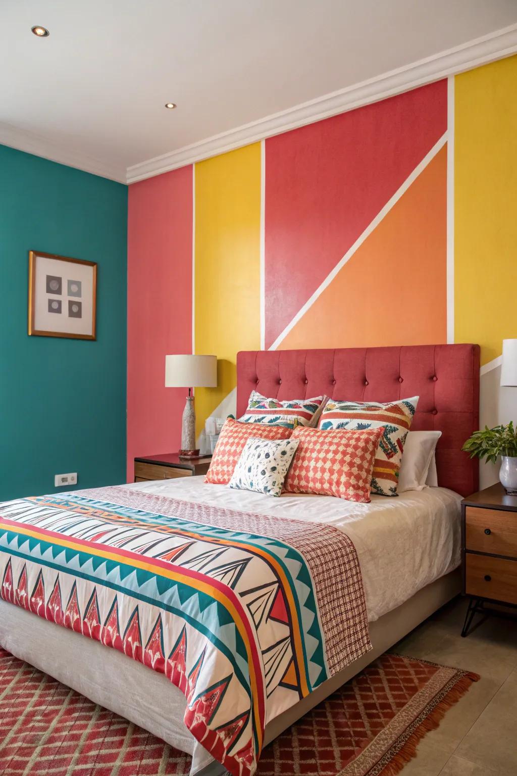 Color blocking introduces vibrant energy and modern flair.