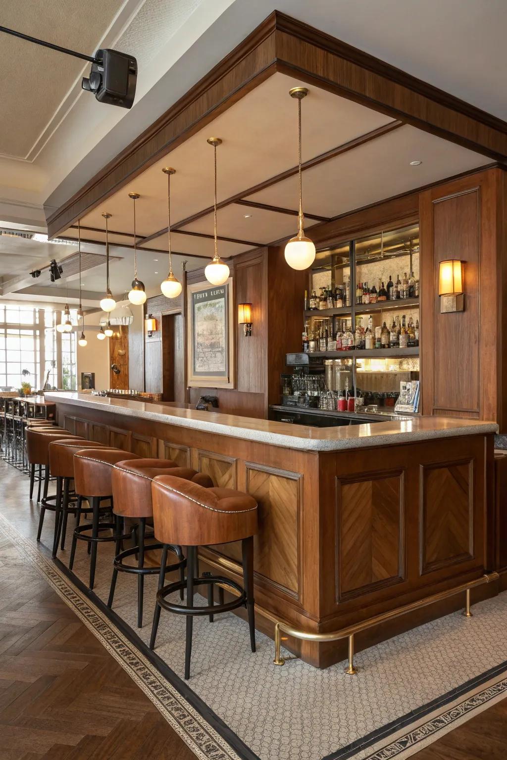 Mid-century design infuses enduring grace.