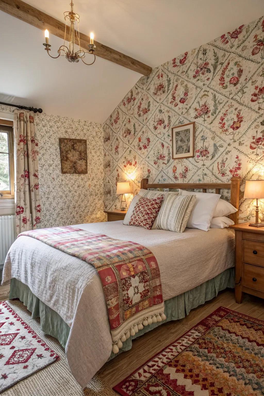 A lively, surprising patterned touch.