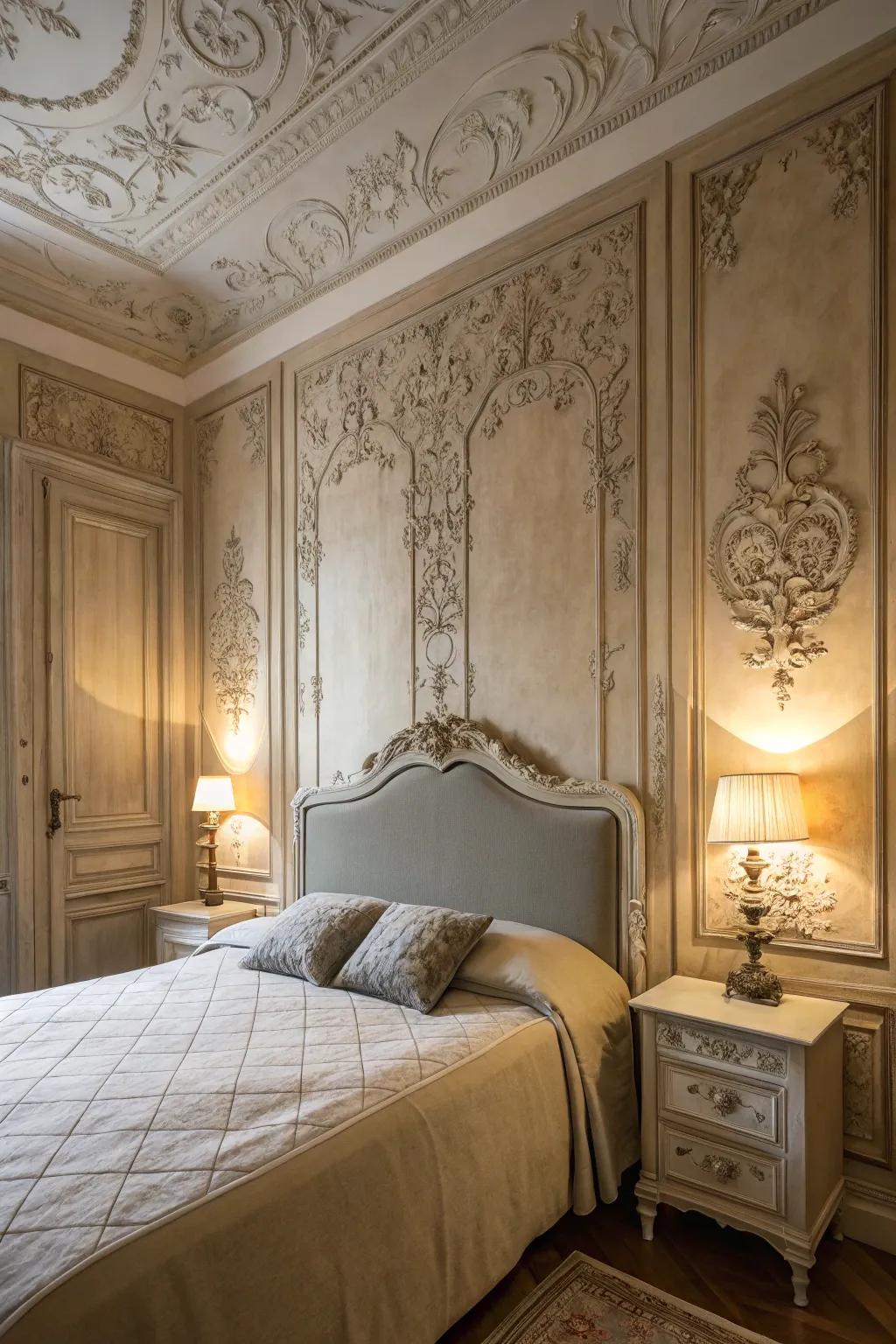 Retro molding adds architectural interest and timeless sophistication.