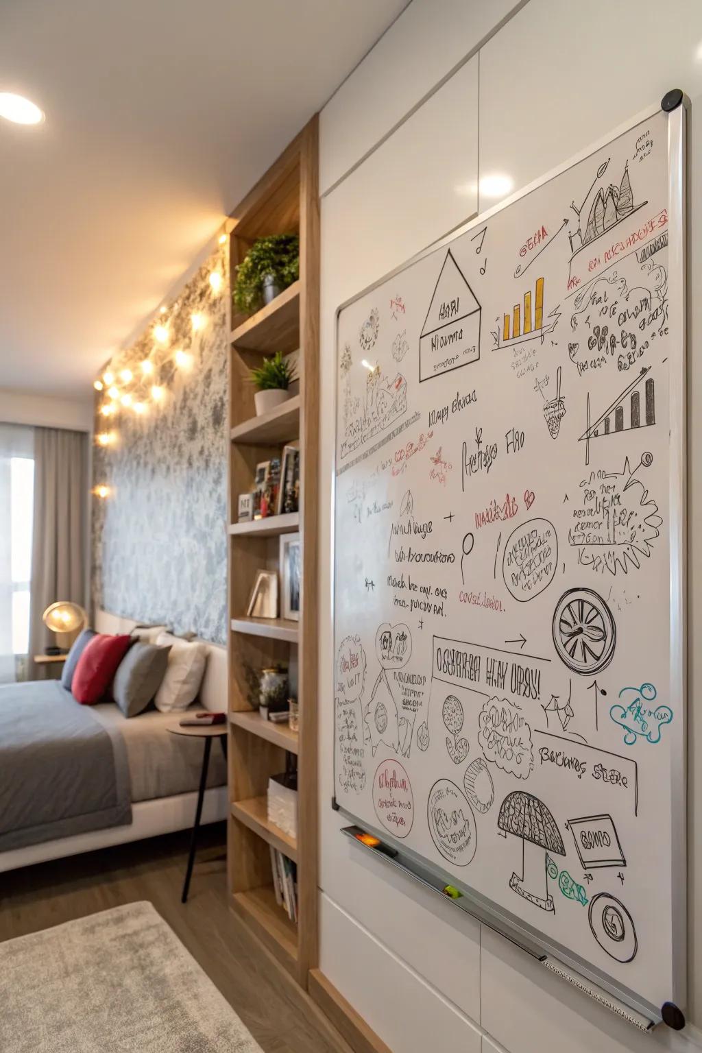 Express your artistic side with creative doodles.