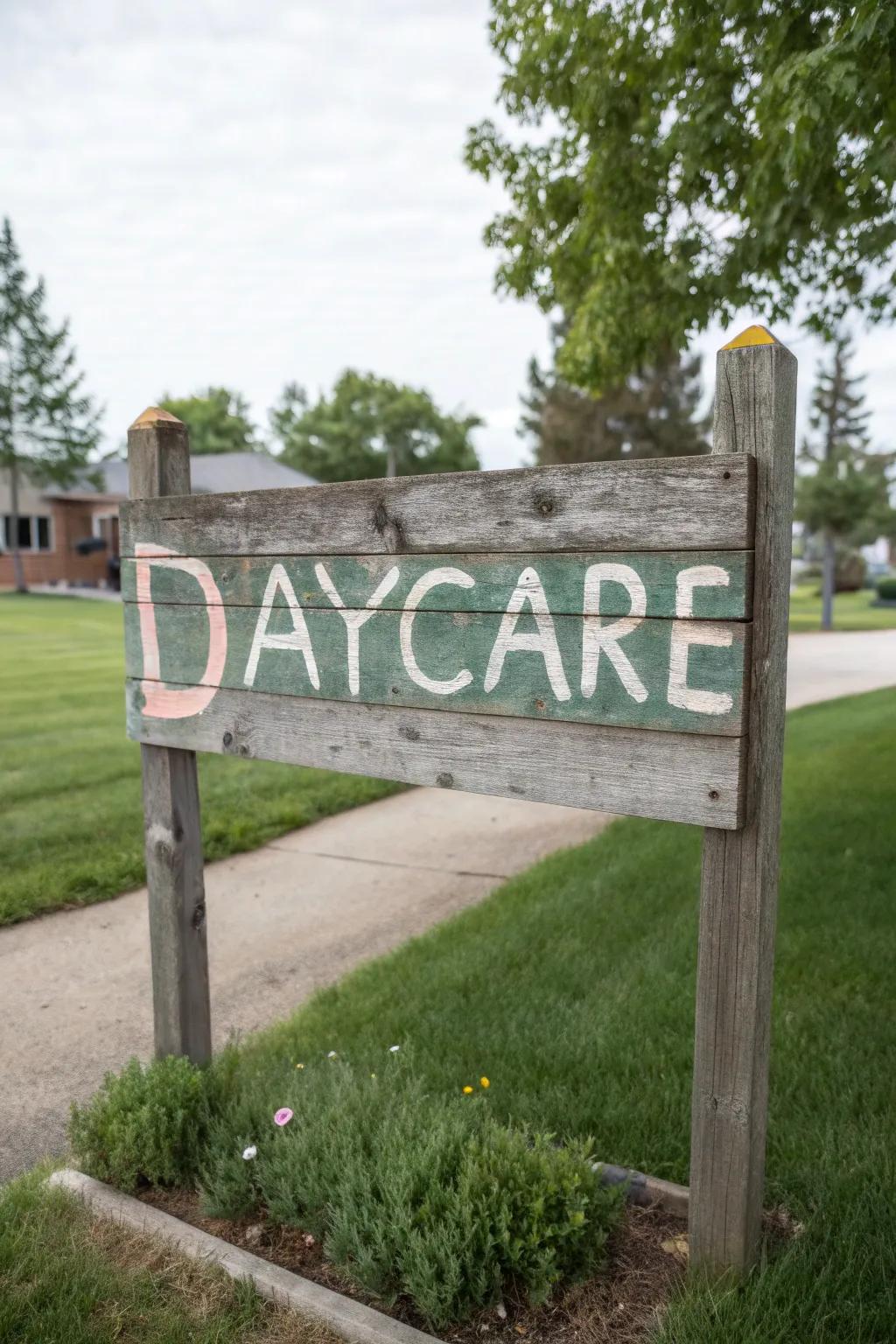 Ecologically sound materials render this daycare marker both sustainable and chic.