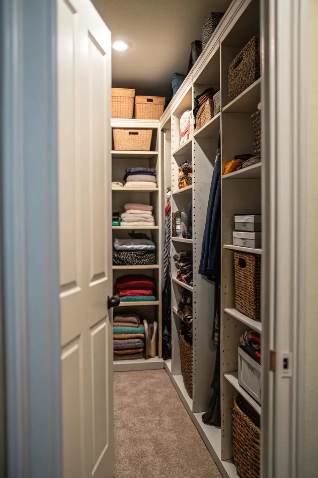 Convert corners into effective storage solutions.