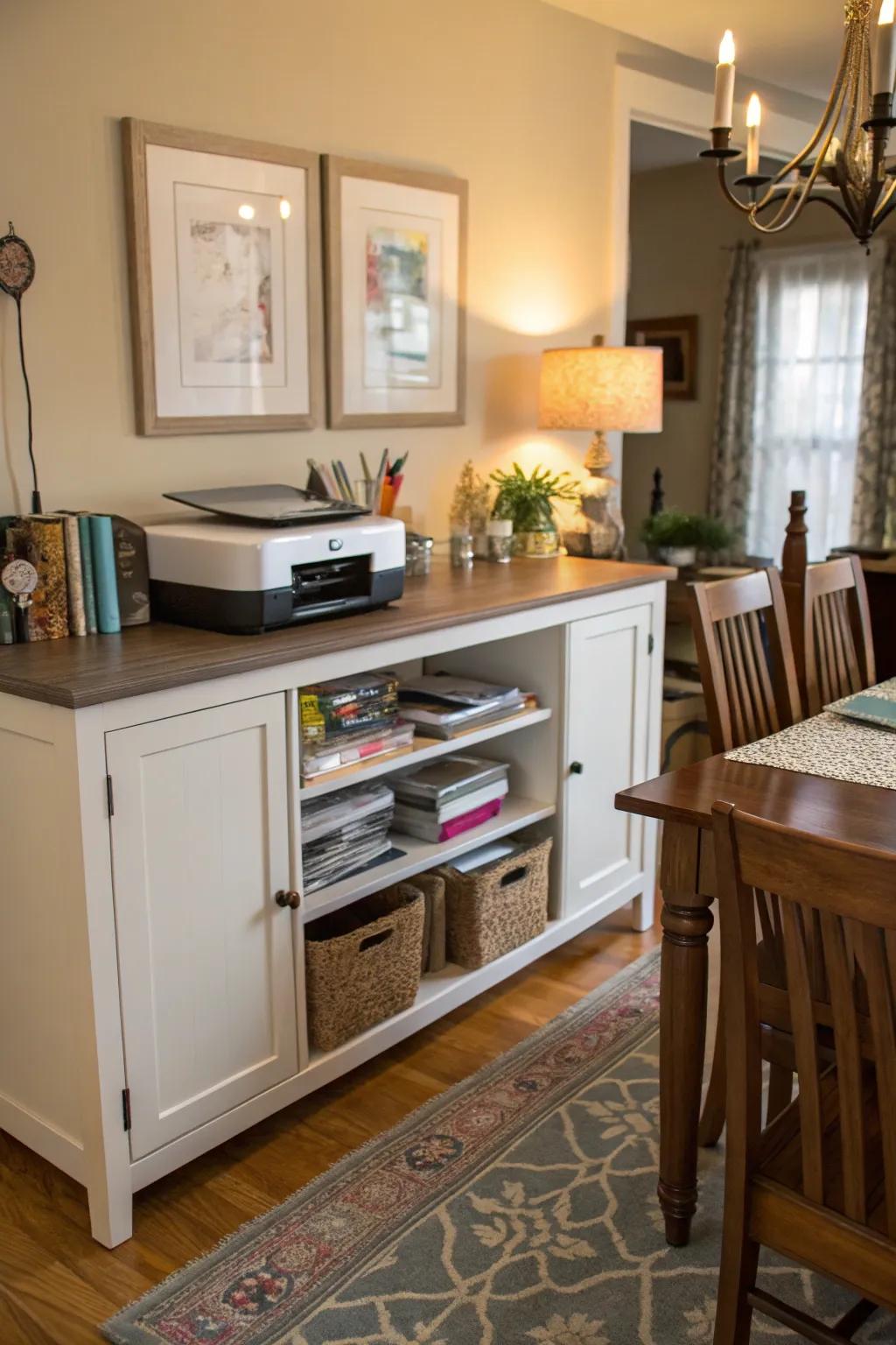 Smart furniture choices for multifunctional use.