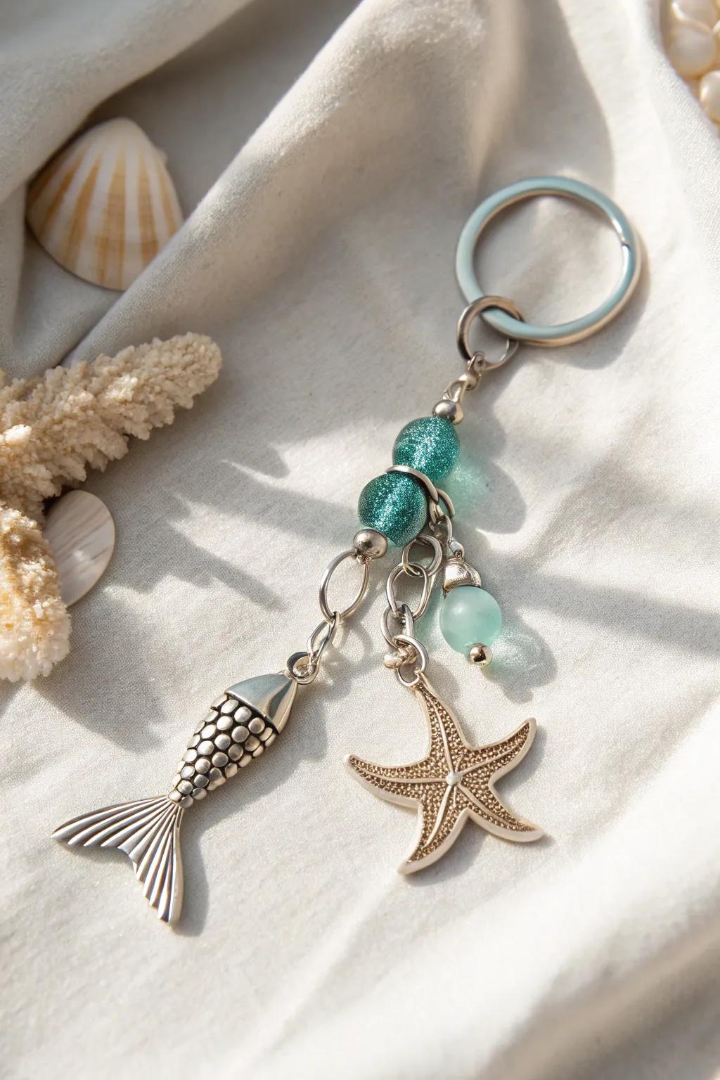 Fashion your own bewitching mermaid fob chain &ndash; an impeccable confluence of simplicity and marine charm.