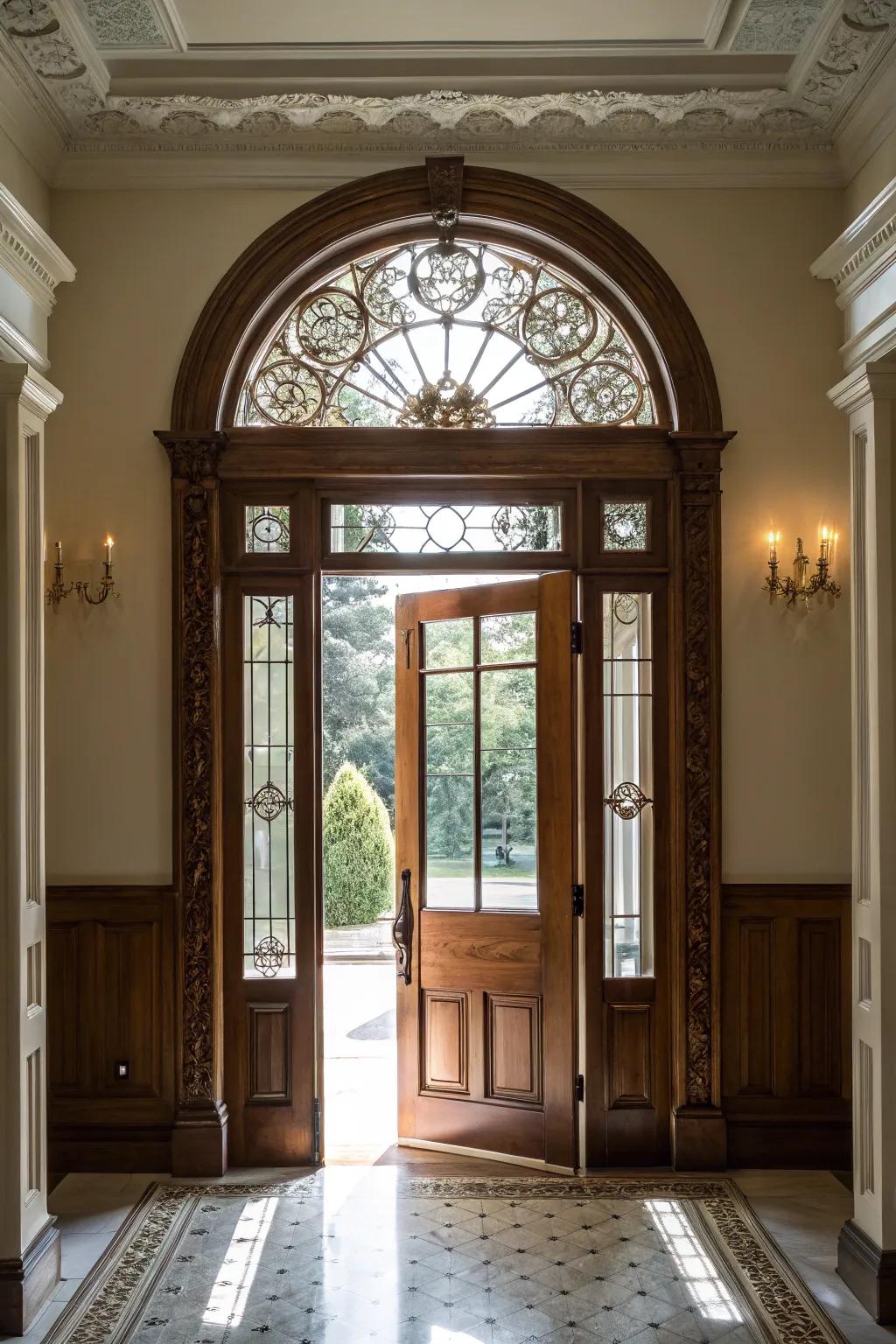 Enhance your entryway with the timeless addition of a transom window.