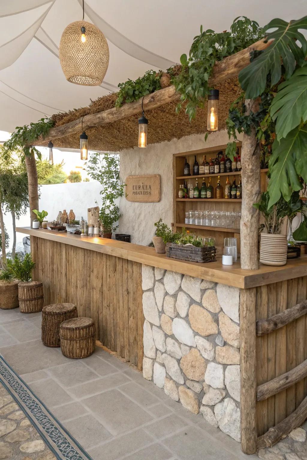 Organic and grounded, a serene getaway in your dwelling.