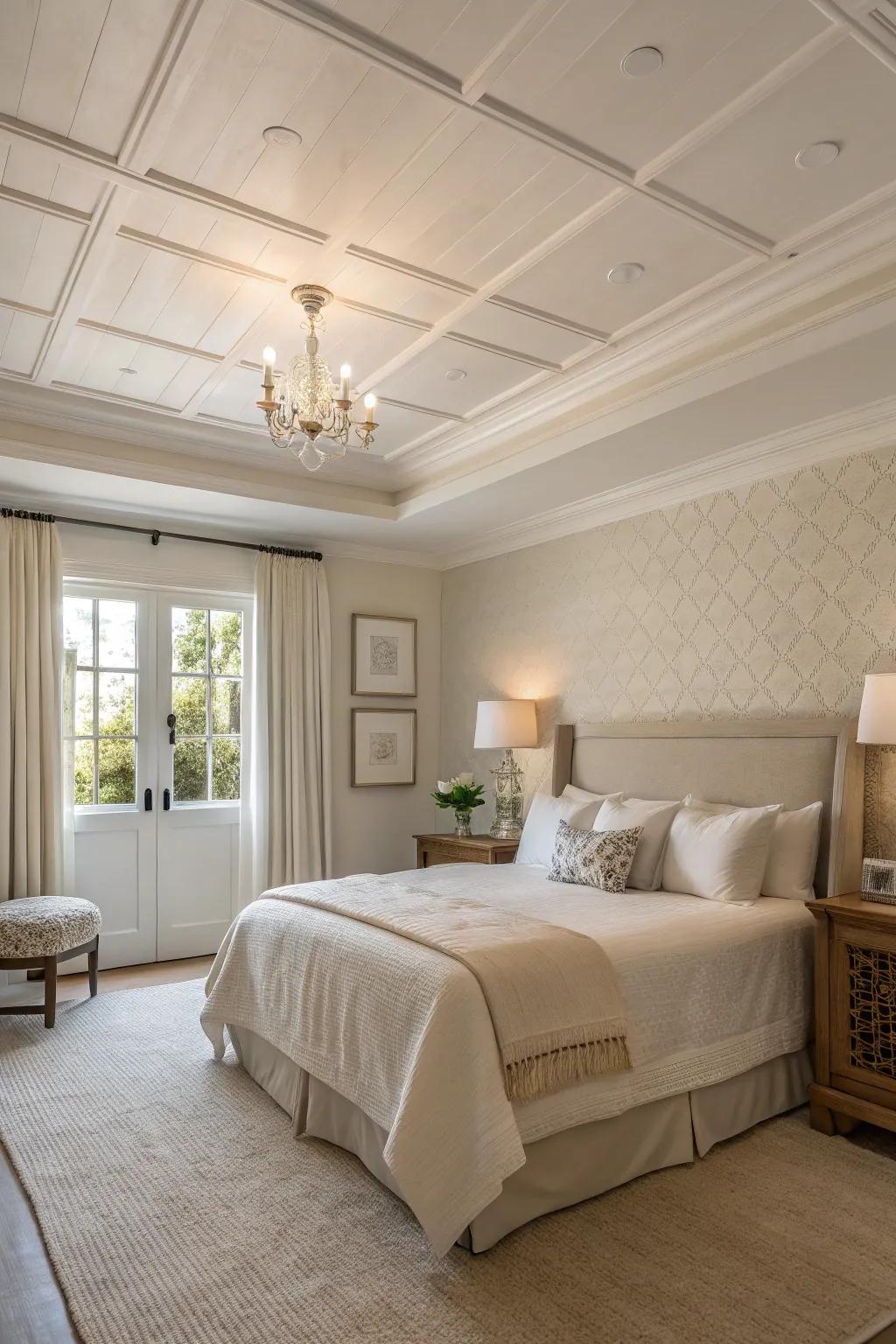 Simple ceilings provide clean, uncluttered aesthetics.