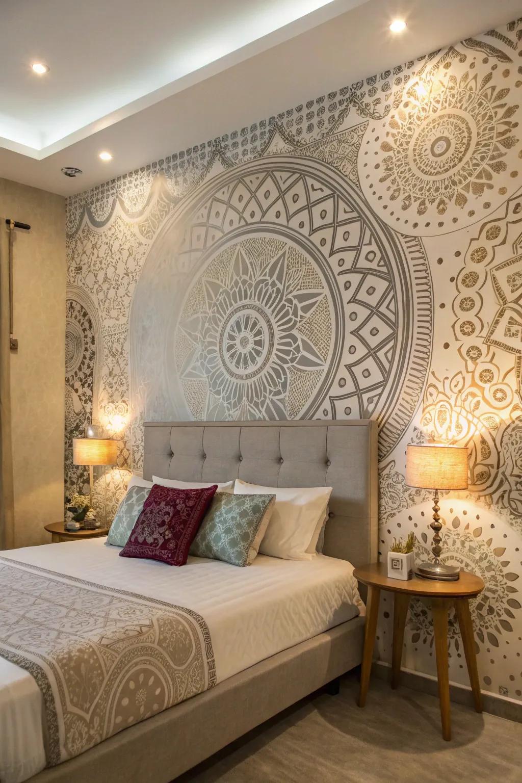 Patterned coating personalizes your vicinity.