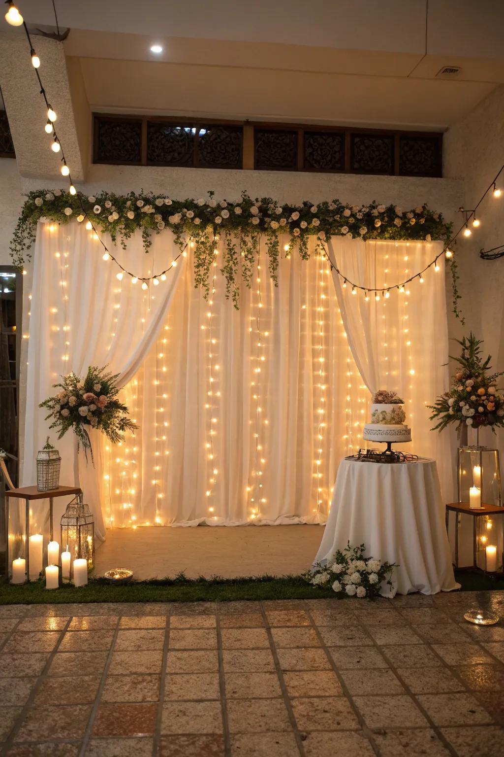 Connected lights enhance your party with a magical glow.