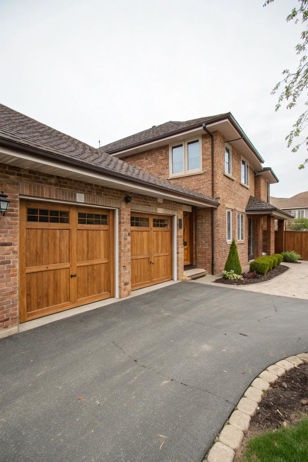 Refreshing garage doors can elevate the entire facade of your home.