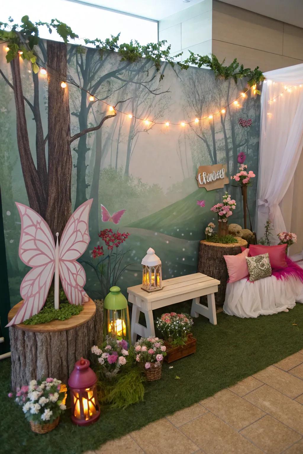 Capture the magic with an enchanting photo booth.