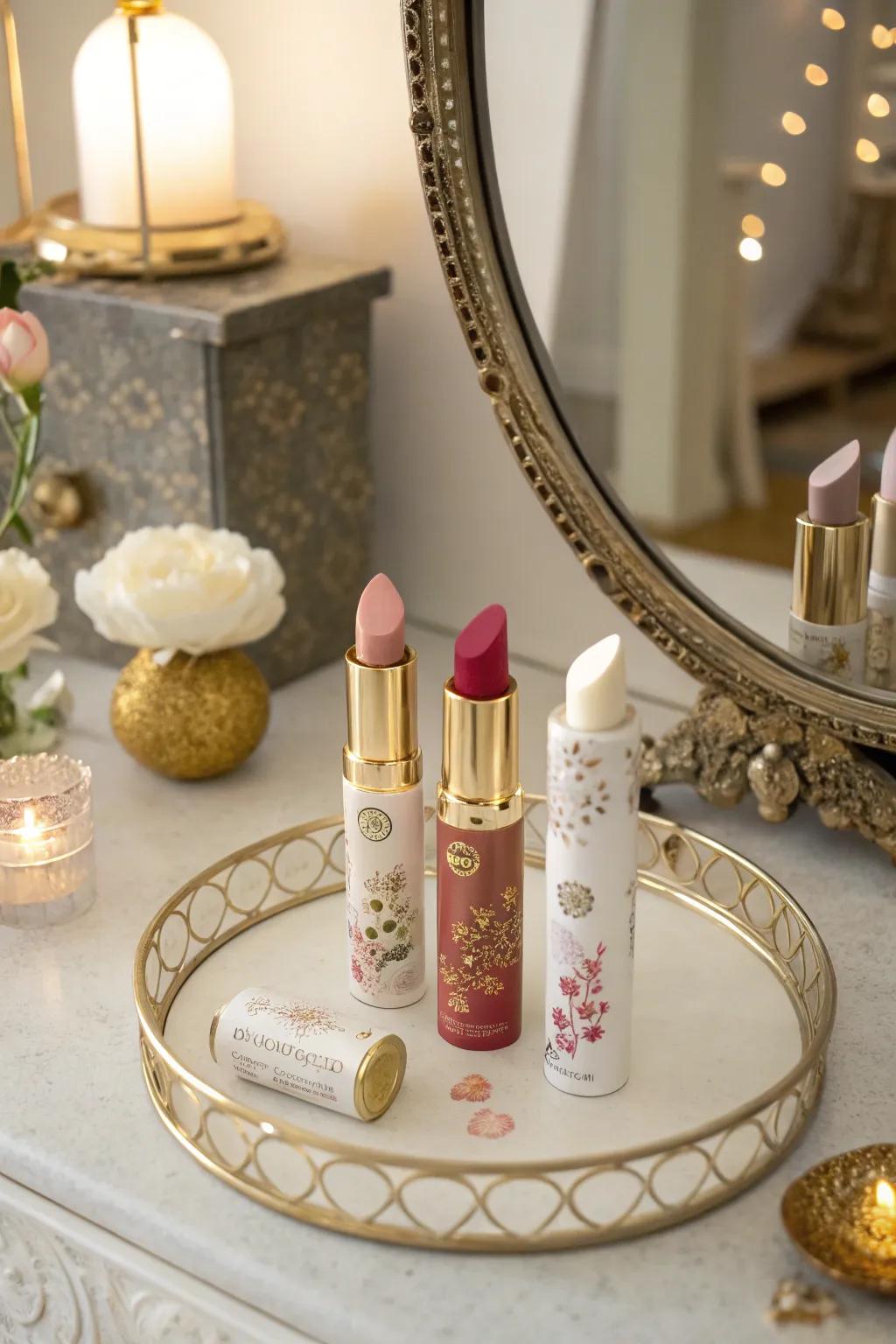 With this essential set, keep your lips soothed and nourished.