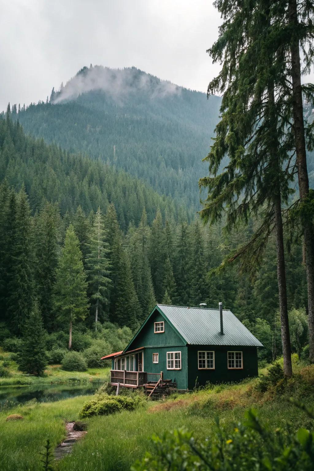 Forest foundations integrate seamlessly with natural settings.