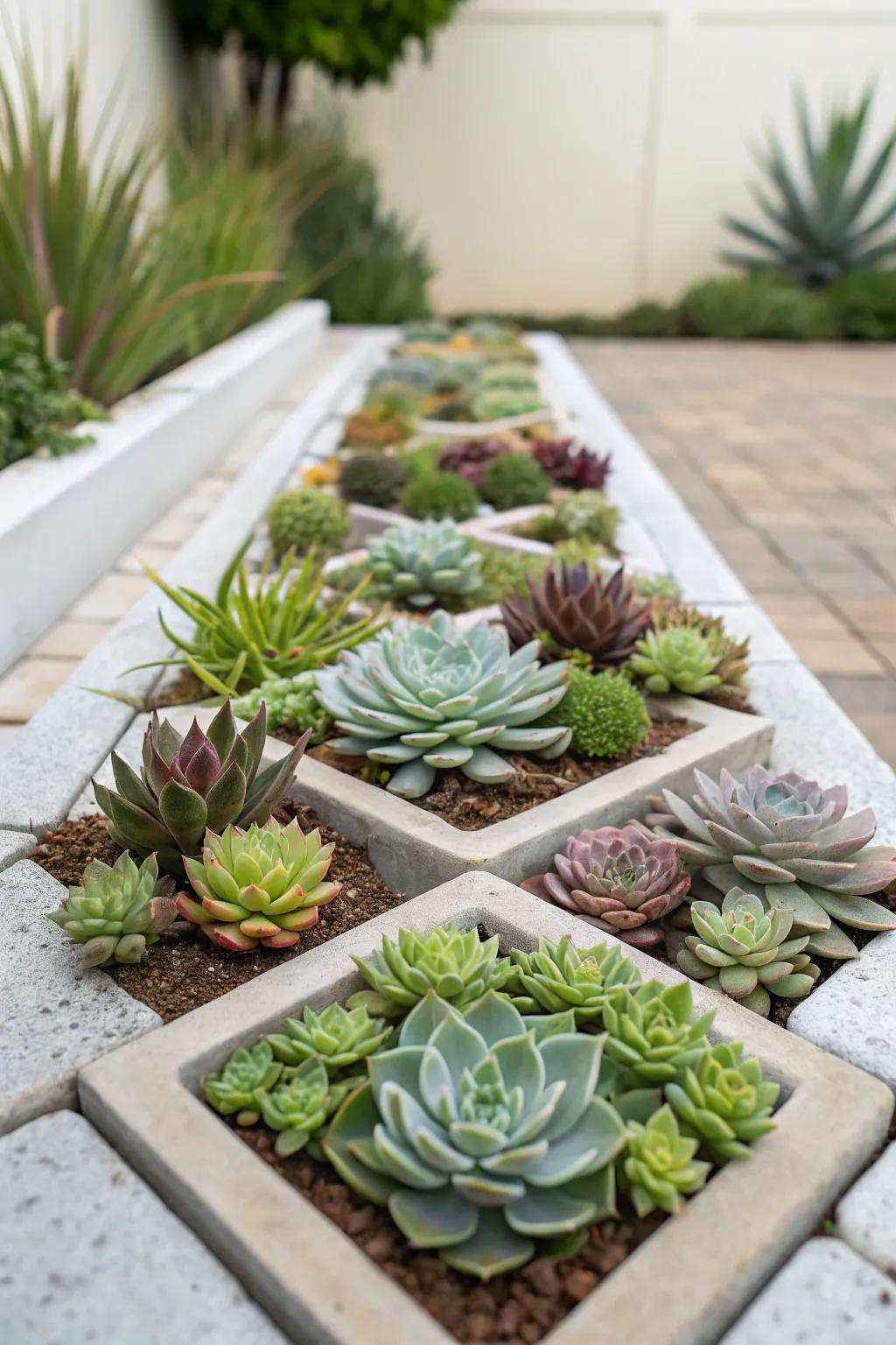 Balanced schemes add harmony to your garden.