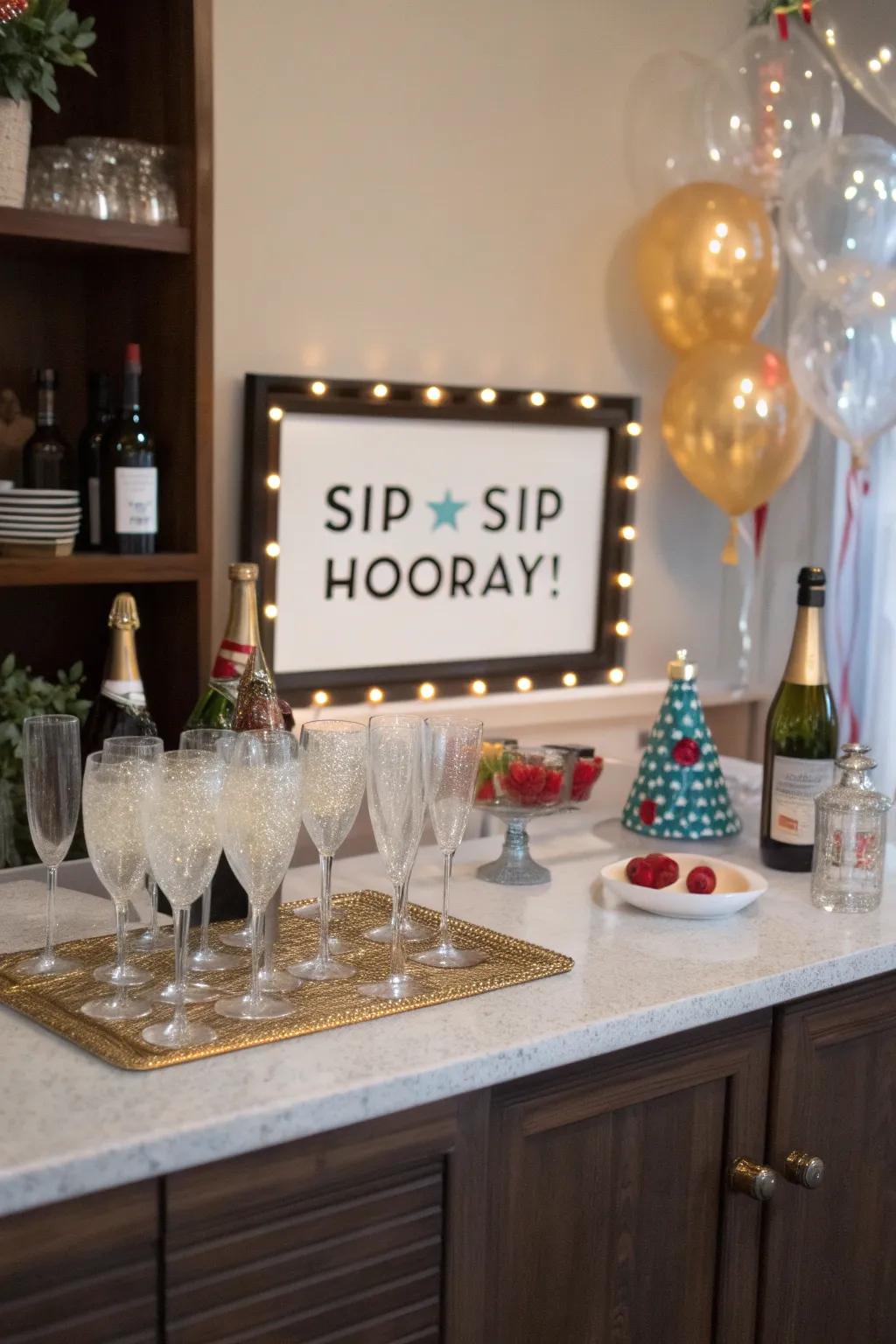 Raise a glass.