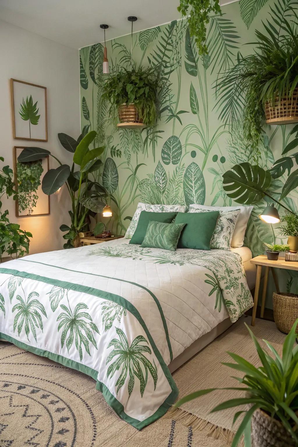 Botanical patterns offer a fashionable way to bring nature inside.