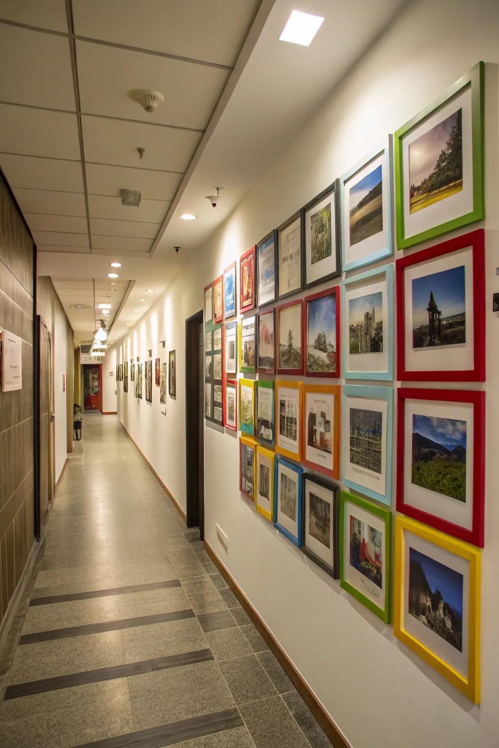 Vibrant touches brighten up a subtle area.