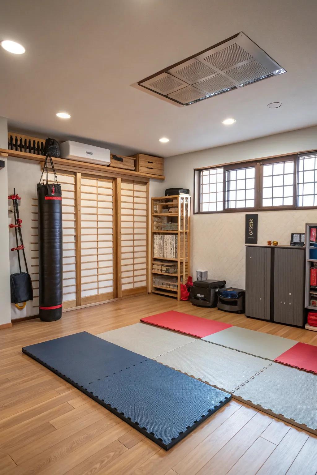 Modular furniture provides versatility and adaptability.