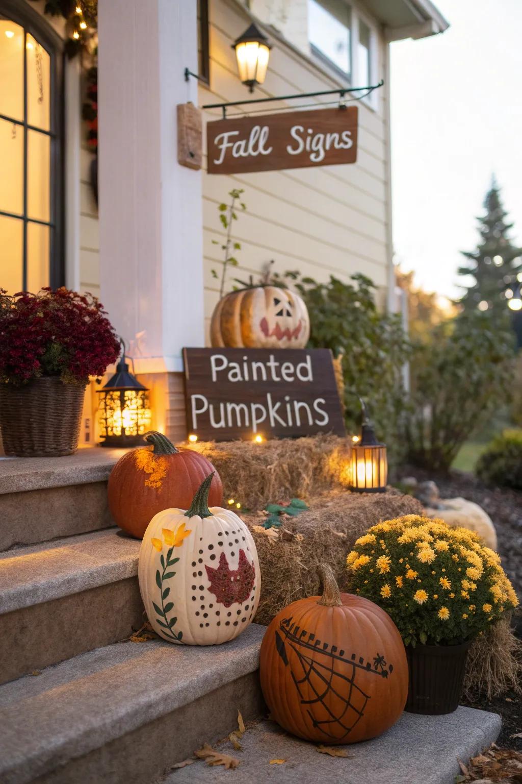 DIY projects add a personal touch to fall decor.