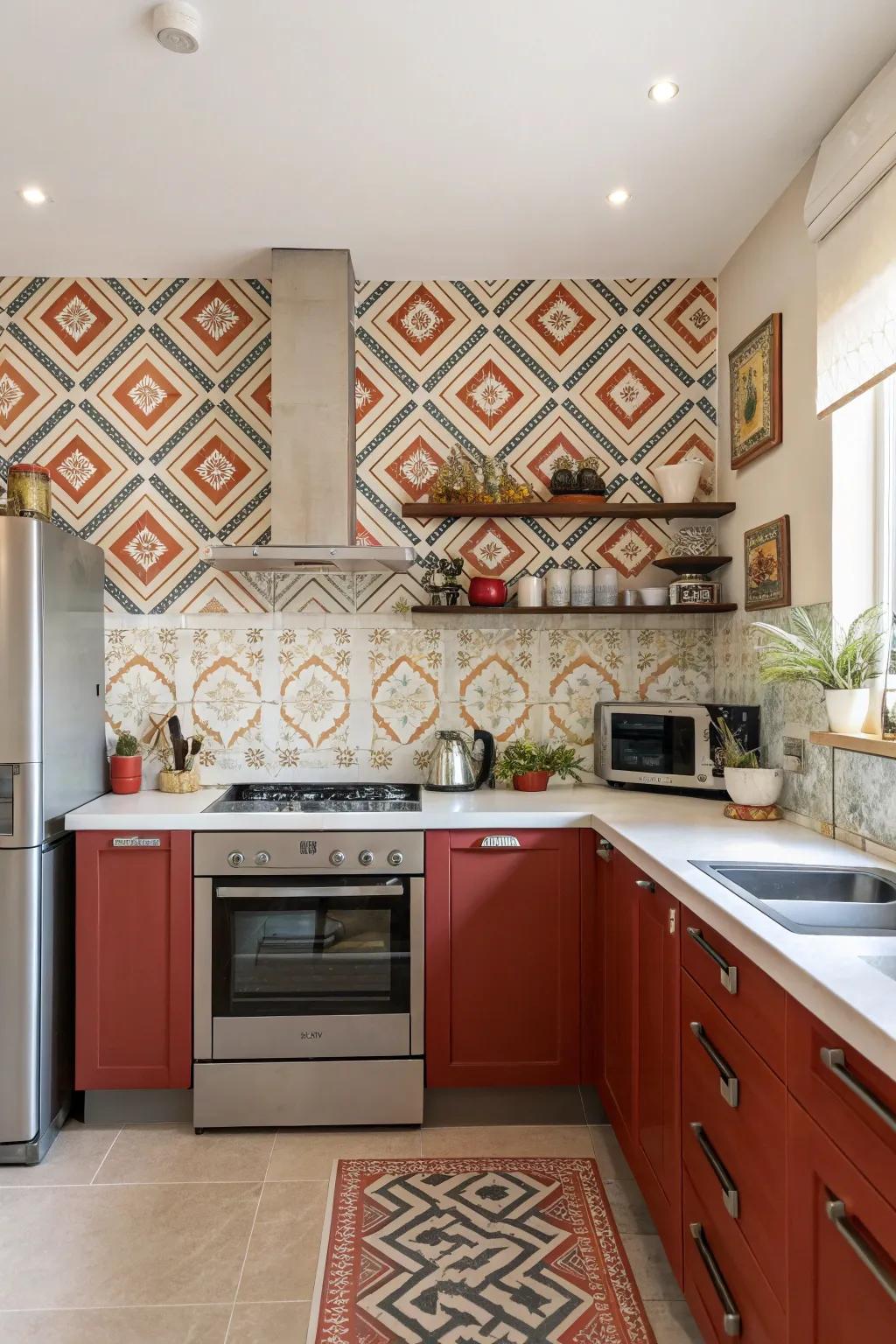 Wallpaper allows you to add personality without commitment.