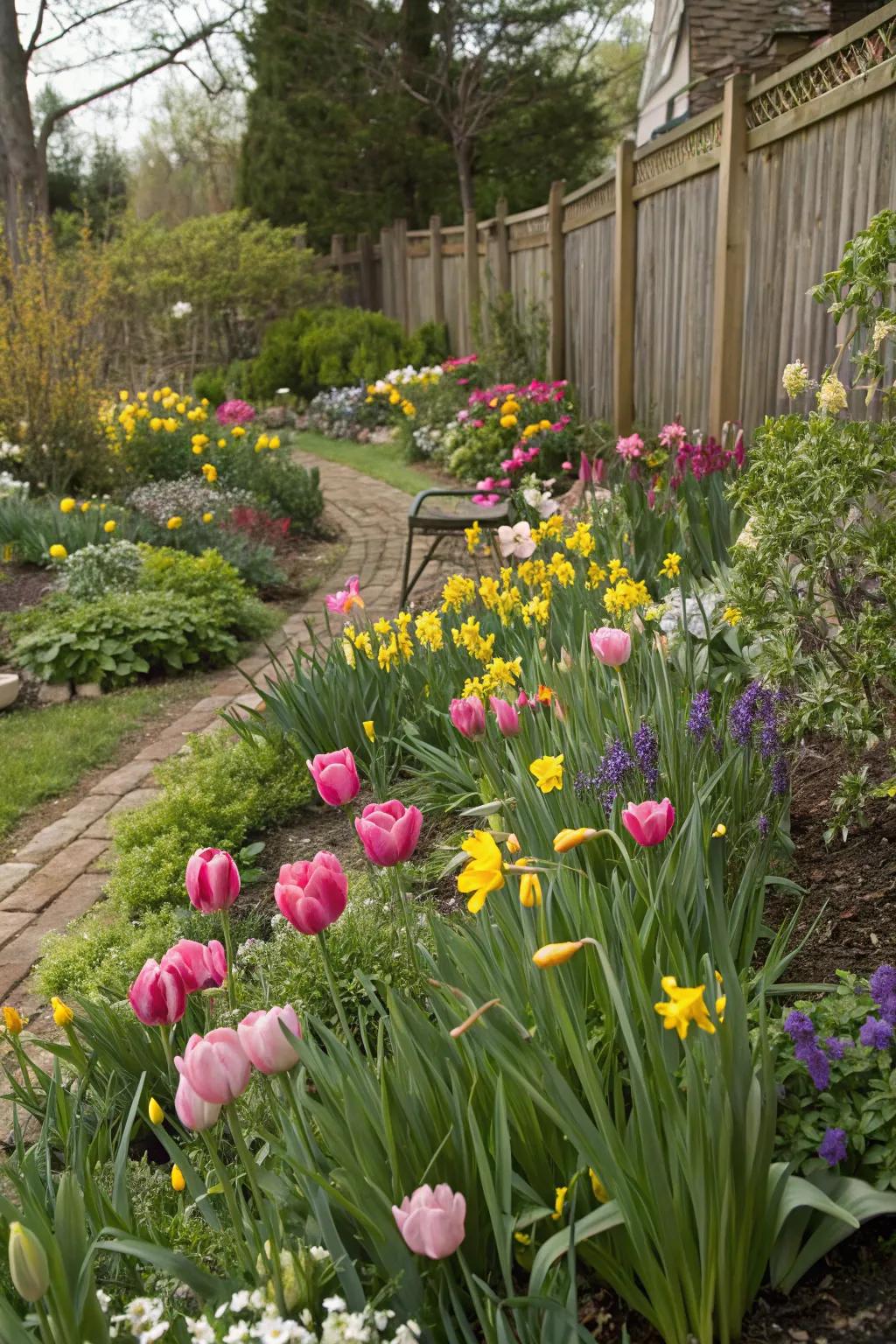 <strong>Blossom rockets</strong> and <strong>golden trumpets</strong> nestled among perennials, crafting a lush garden display.” loading=”lazy” class=”pimg”>
	</picture><figcaption><strong>Blossom rockets</strong> and <strong>golden trumpets</strong> nestled among perennials, crafting a lush garden display.</figcaption></figure>
<p>Nestle <strong>blossom rockets</strong> and <strong>golden trumpets</strong> among perennial plants for an active garden display. As the perennials grow, they’ll complement and later hide the seeds’ fading foliage.</p>
<h3>Give these a look:</h3>
<ul class=