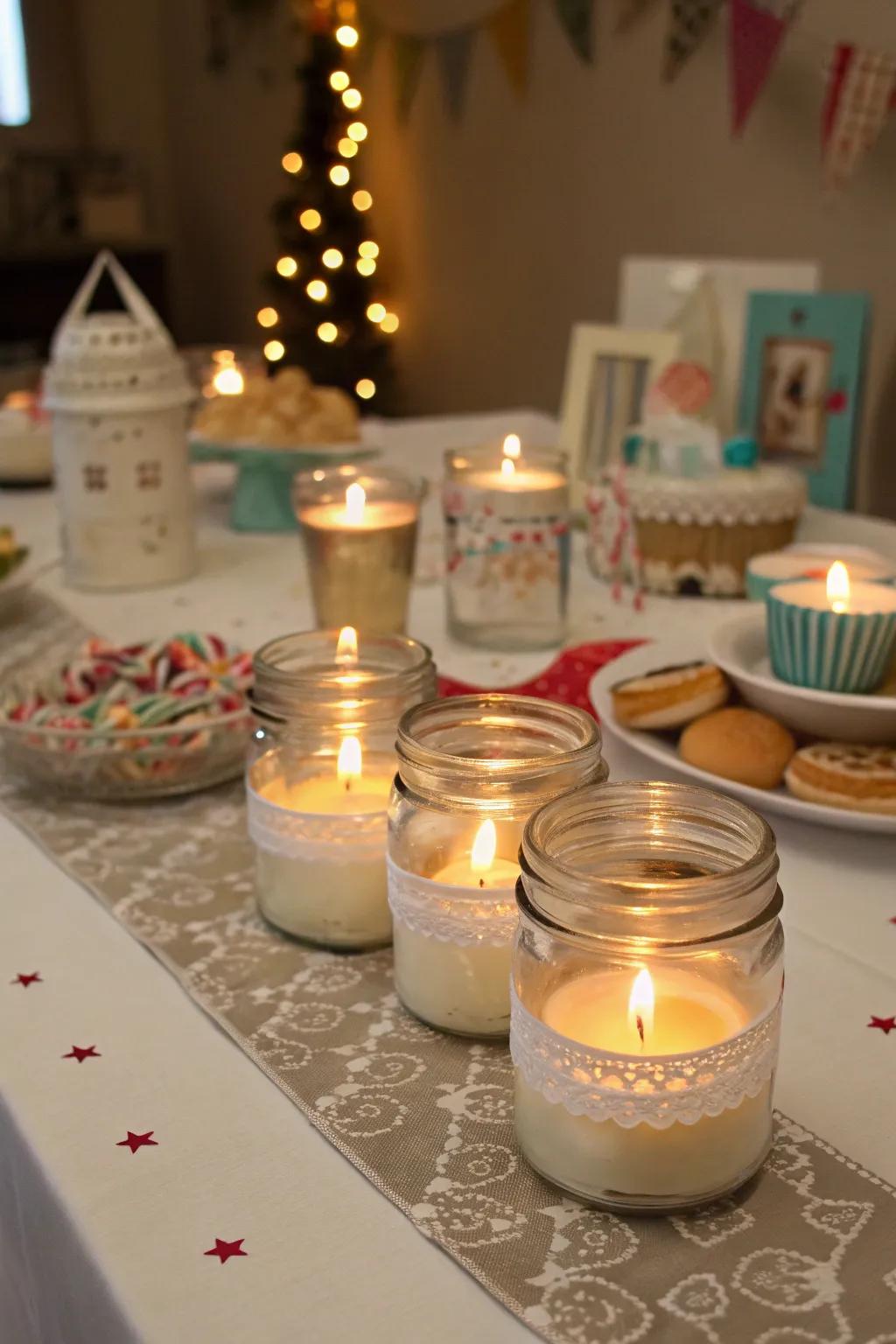 Repurposed items bring character and eco-friendliness to your celebration.