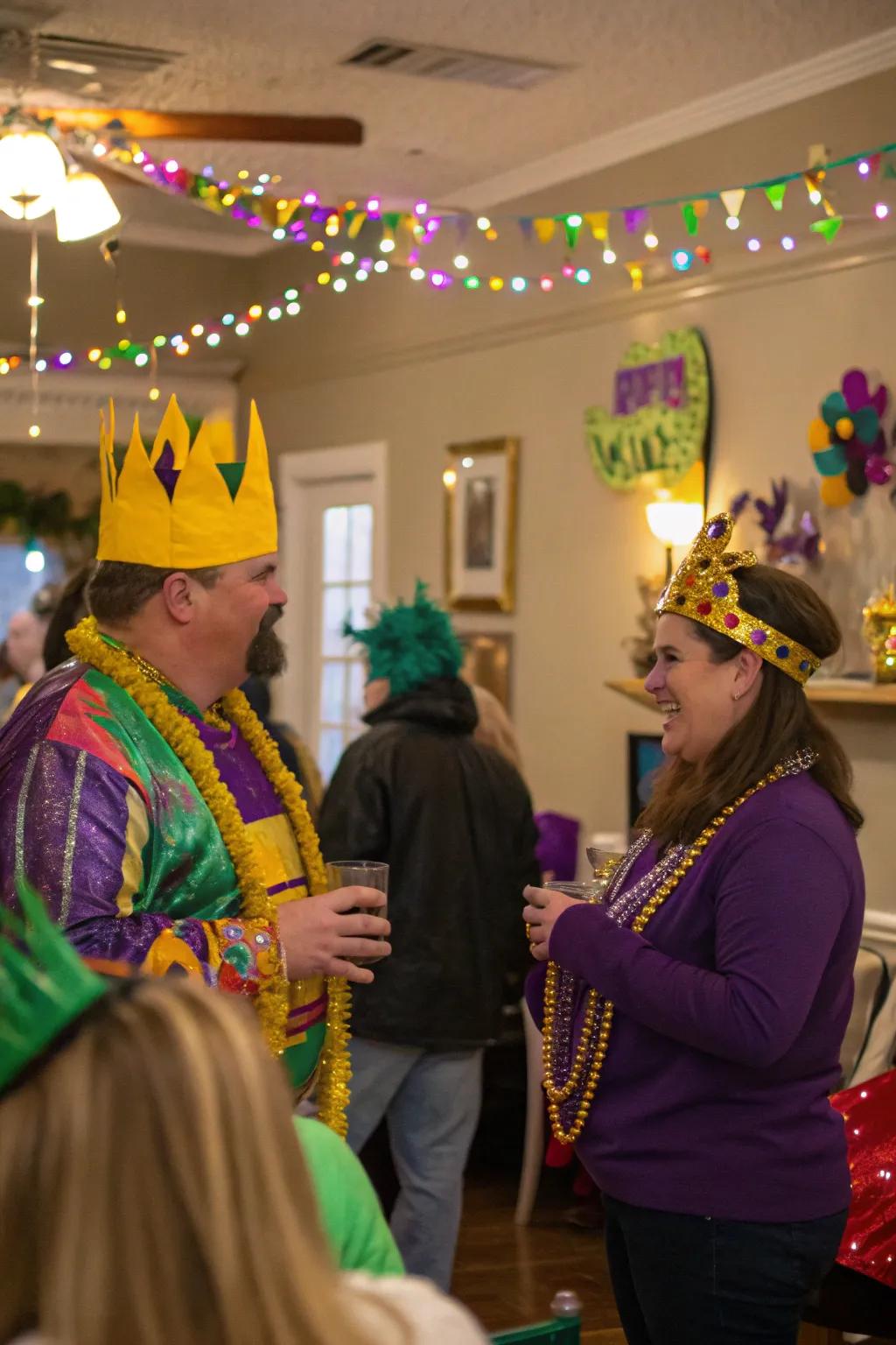 A crown contest celebrates creativity and festive spirit