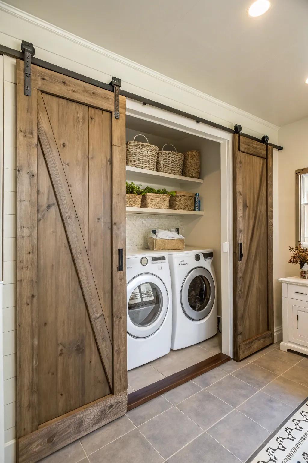 Hide appliances for a clean, streamlined look.