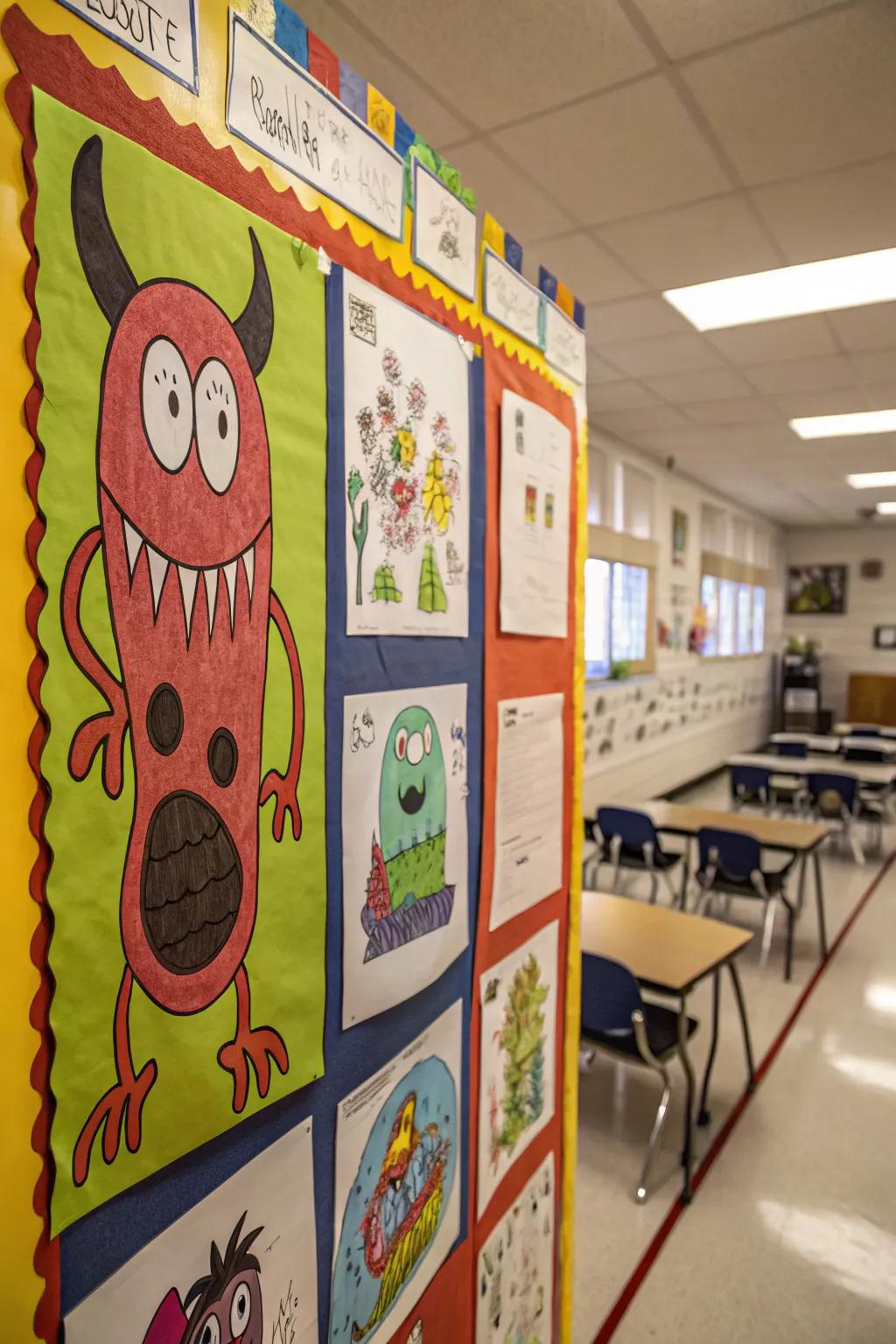 A monster artistic display that commemorates student ingenuity and individuality.