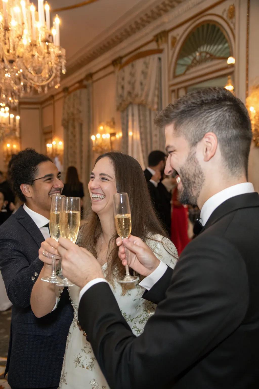 Toast with sparkling wine to your mortgage freedom.