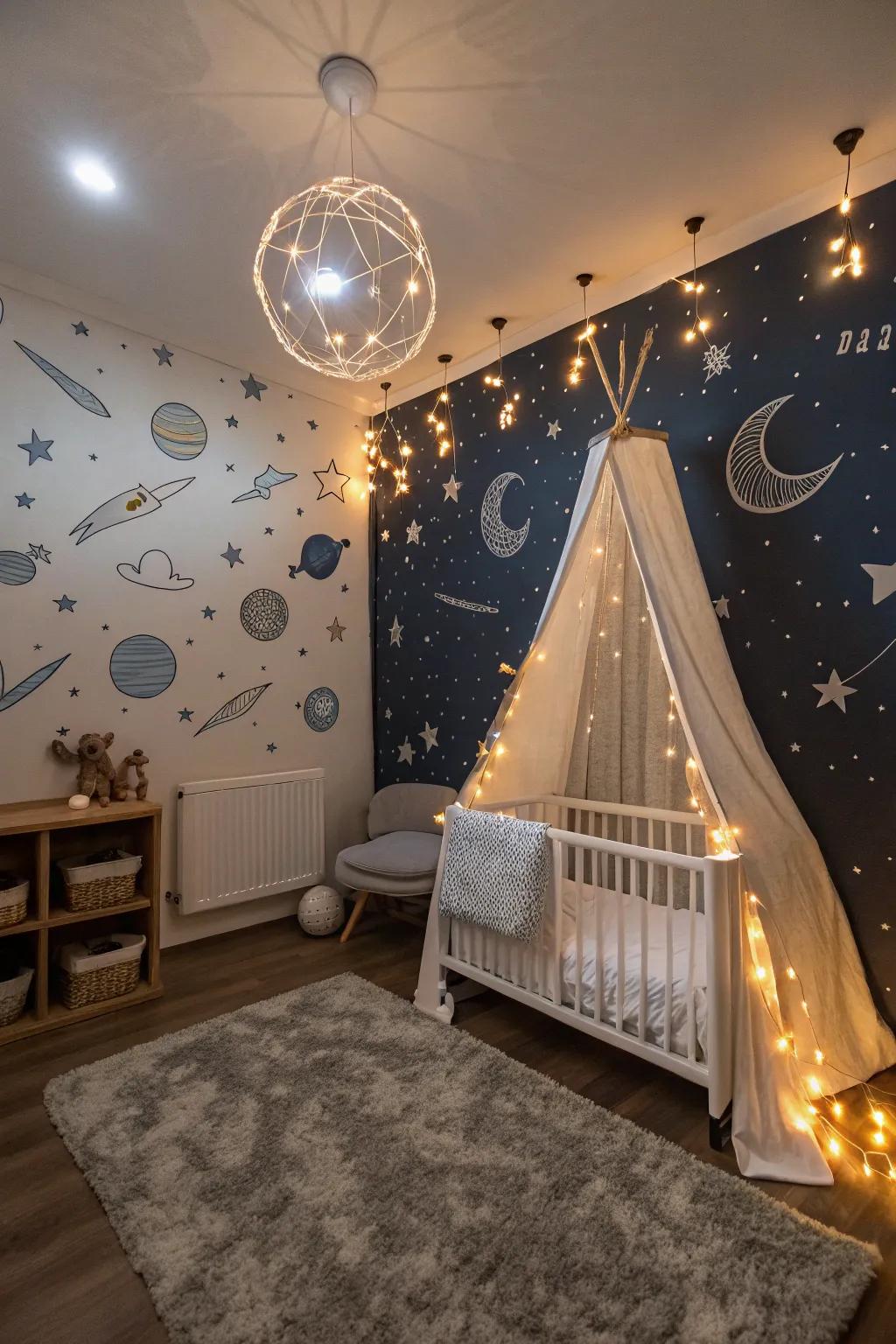 Celestial designs inspire wonder and serenity.