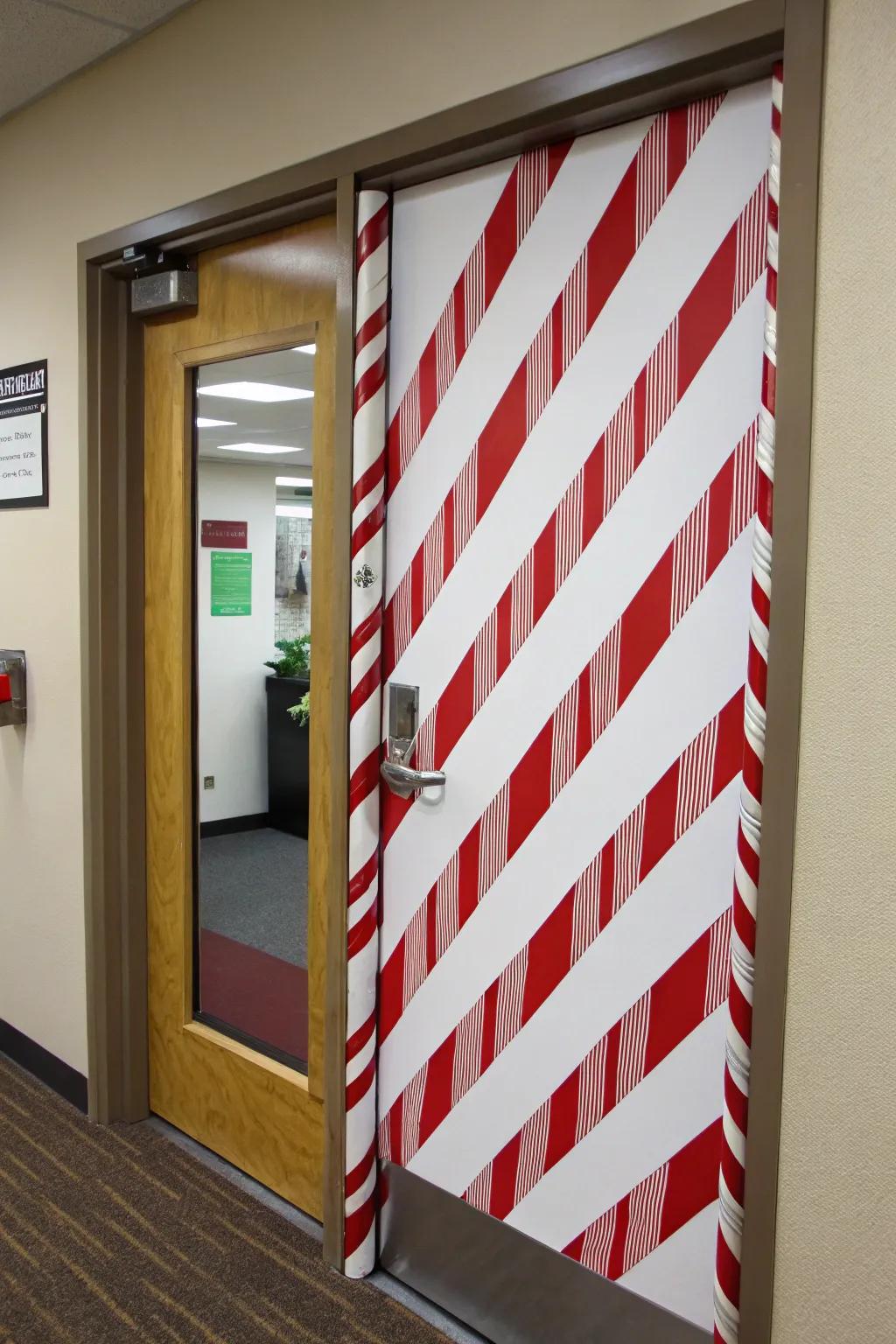 Candy Cane Route offers a sweet and simple festive transformation.
